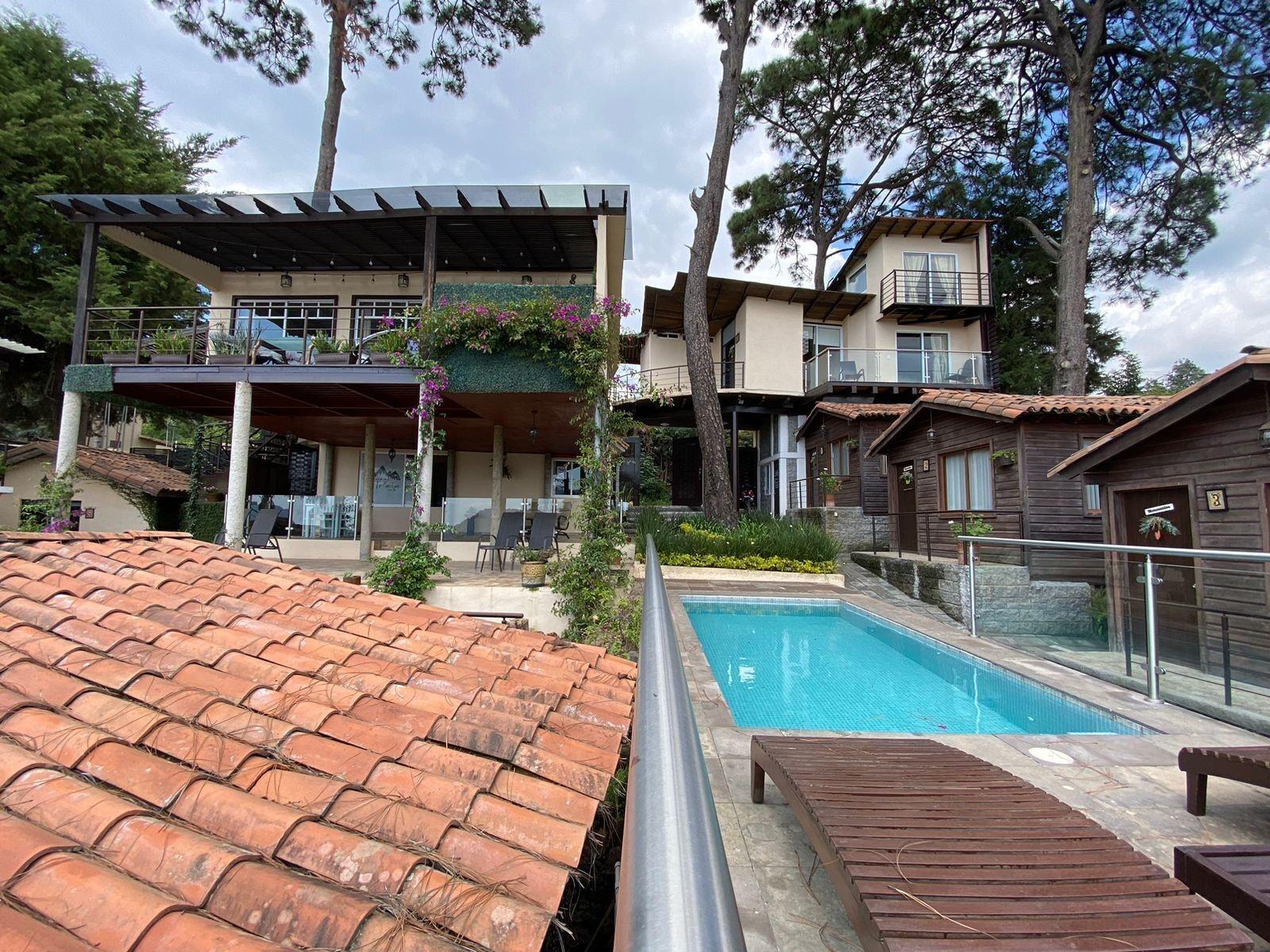 Vista Exterior Cabañas Treje