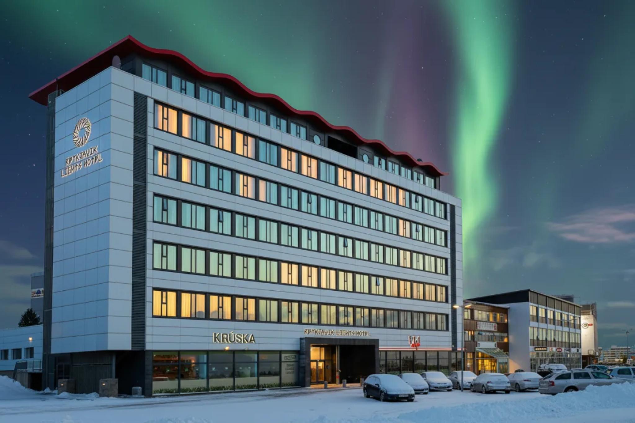 Vista Exterior Reykjavik Lights by Keahotels