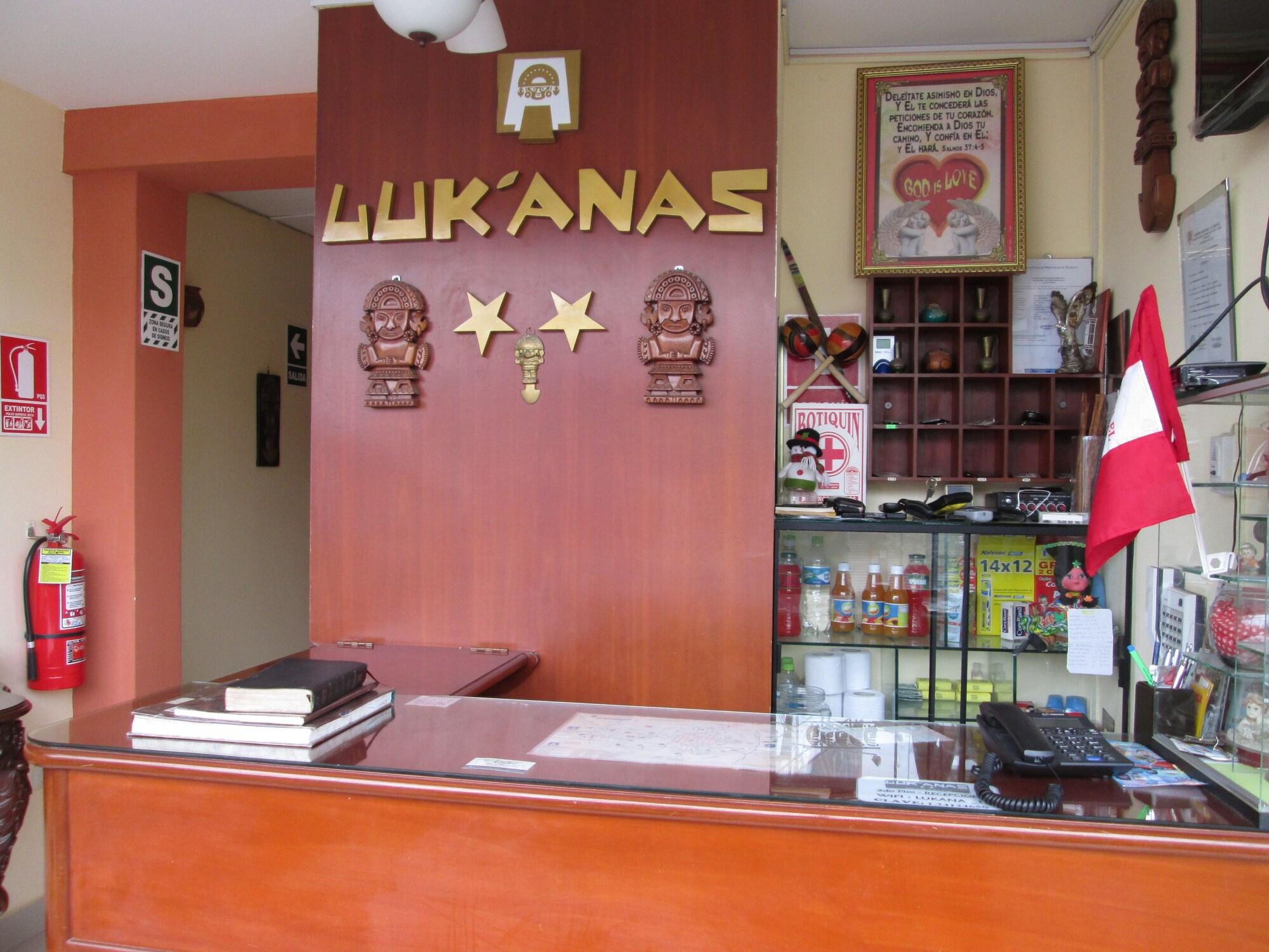 Vista Lobby Hostal Lukanas