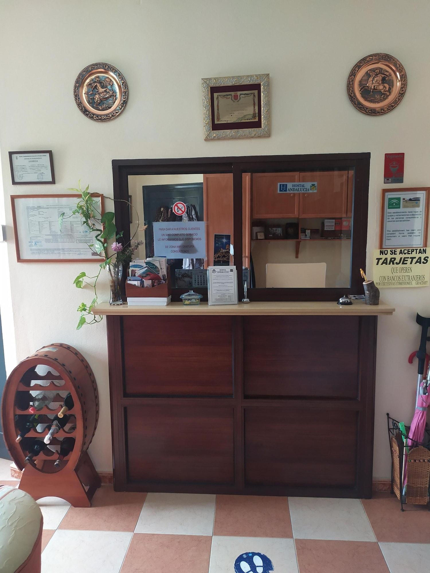 Vista Lobby Hostal Andalucia