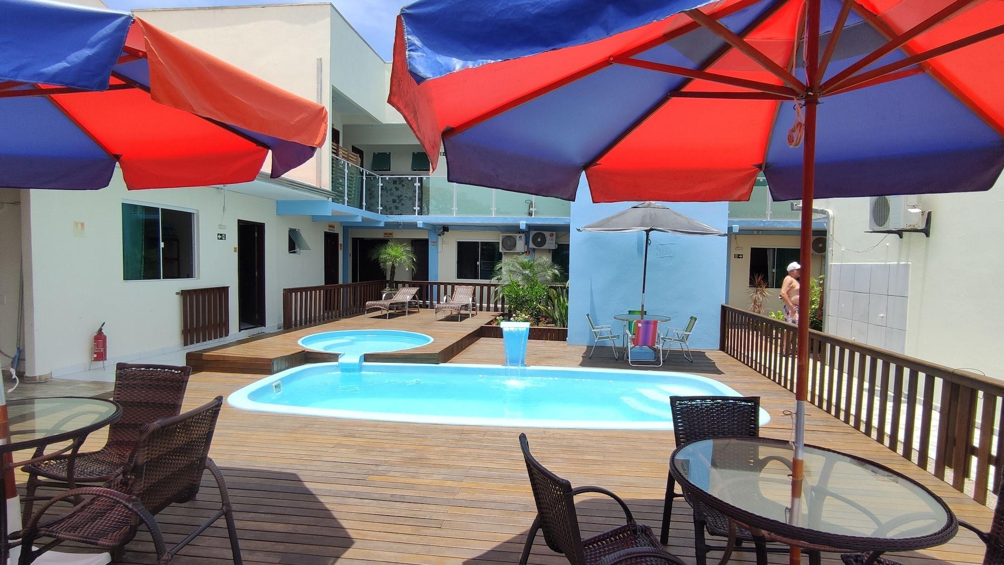 Vista da piscina Hotel e pousada Boulevard Itapoa
