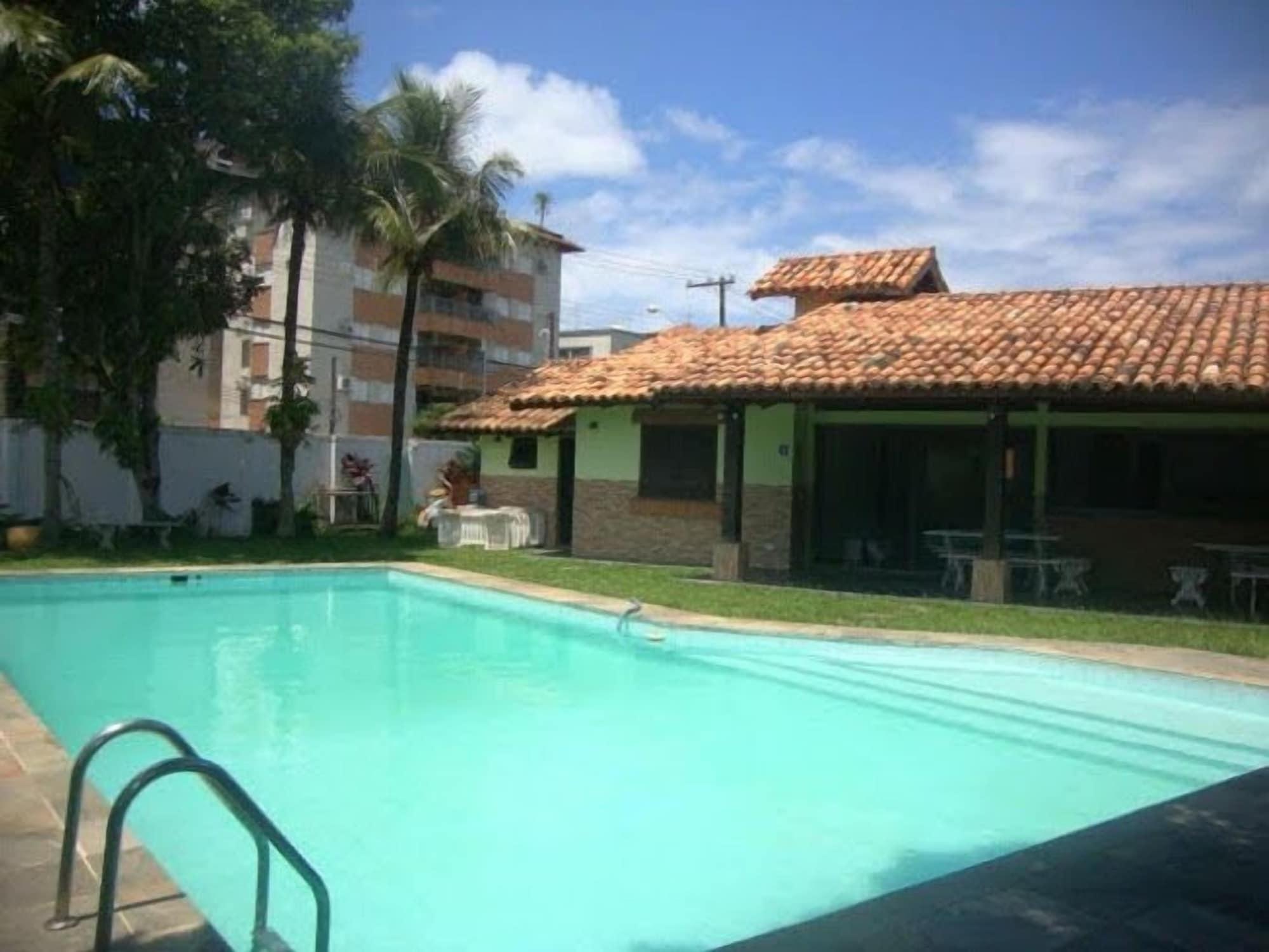 Vista Piscina Pousada Enseada Guarujá