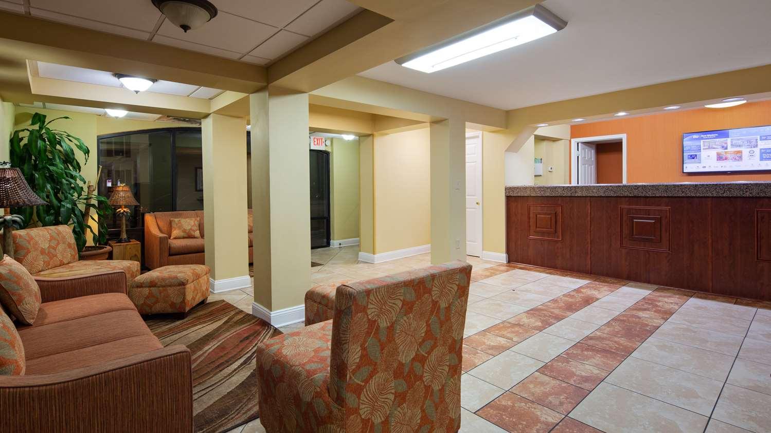 Vista Lobby Best Western Ocean Sands Beach Resort