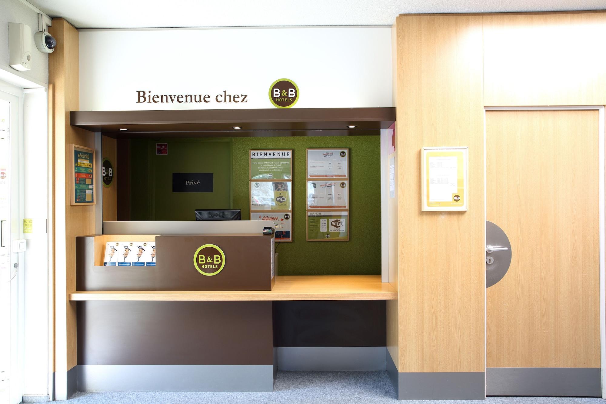 Vista Lobby B&B HOTEL Villeneuve-Loubet Plage