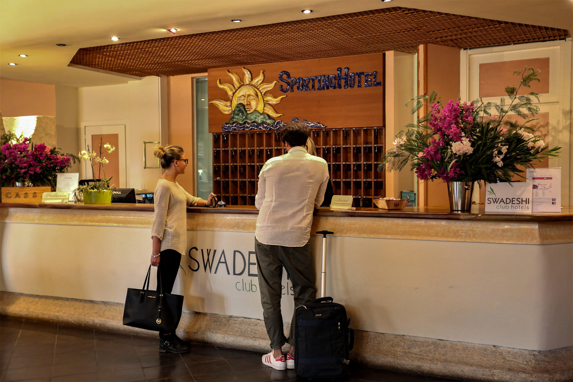 Vista Lobby Swadeshi Sporting Hotel Tanca Manna