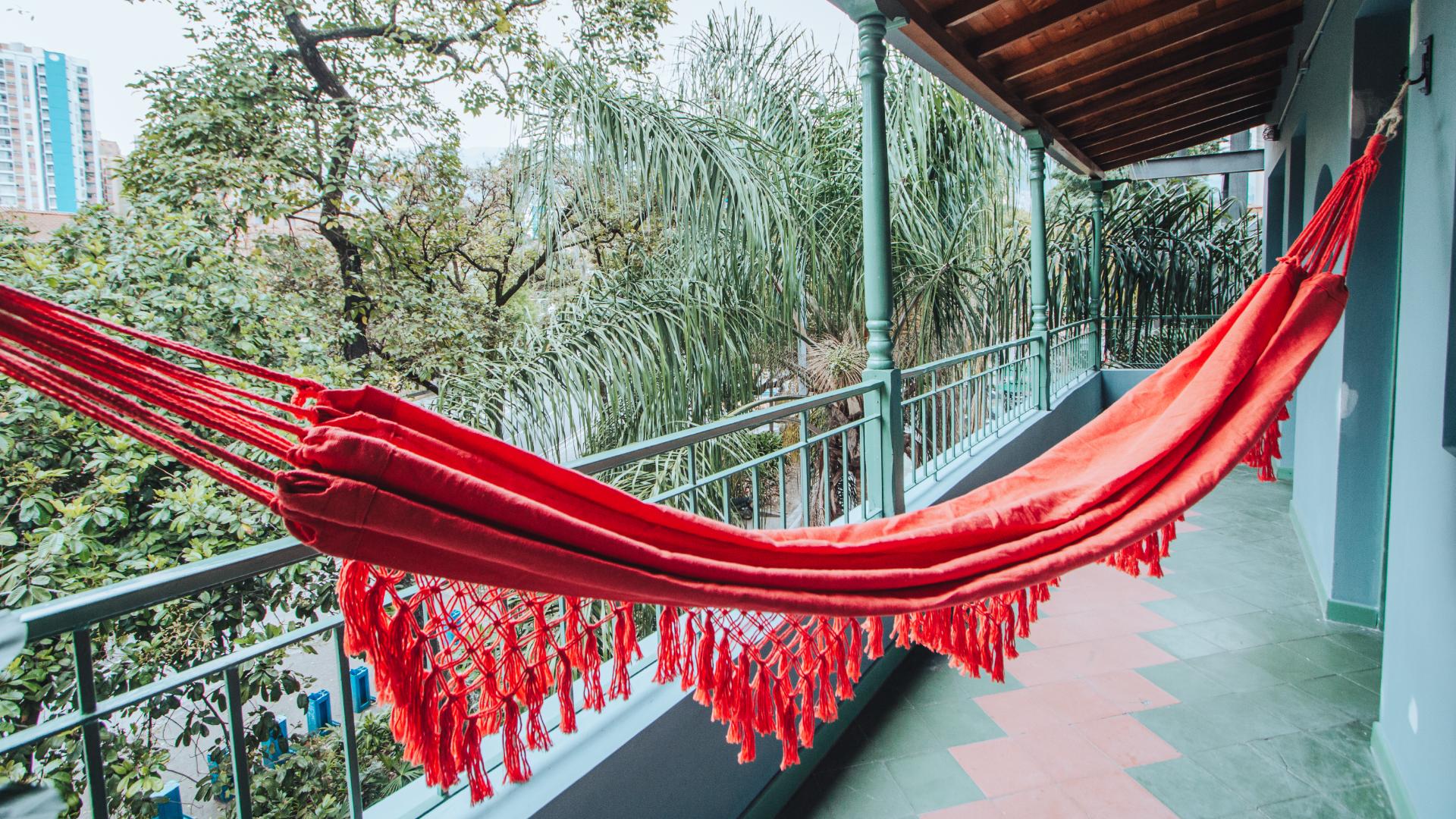Balcón, patio o terraza Centro Hostel Medellin