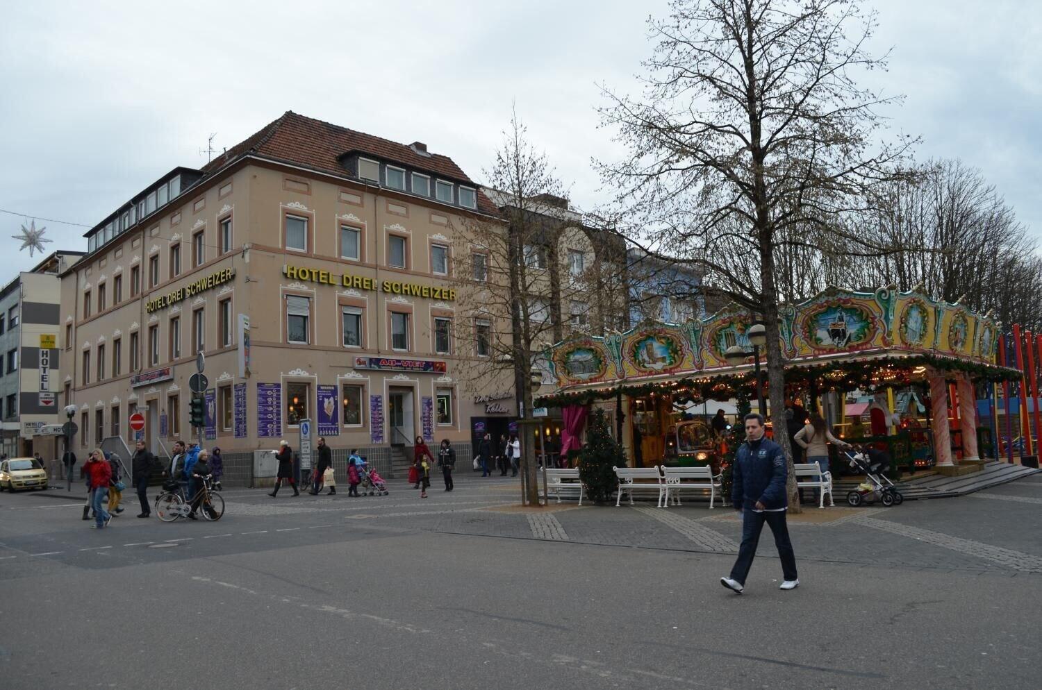 Vista Exterior Hotel Drei Schweizer