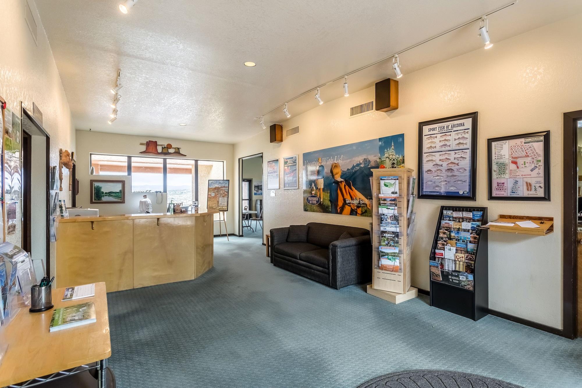 Vista Lobby Verde Valley RV & Camping Resort, a Thousand Trails Property