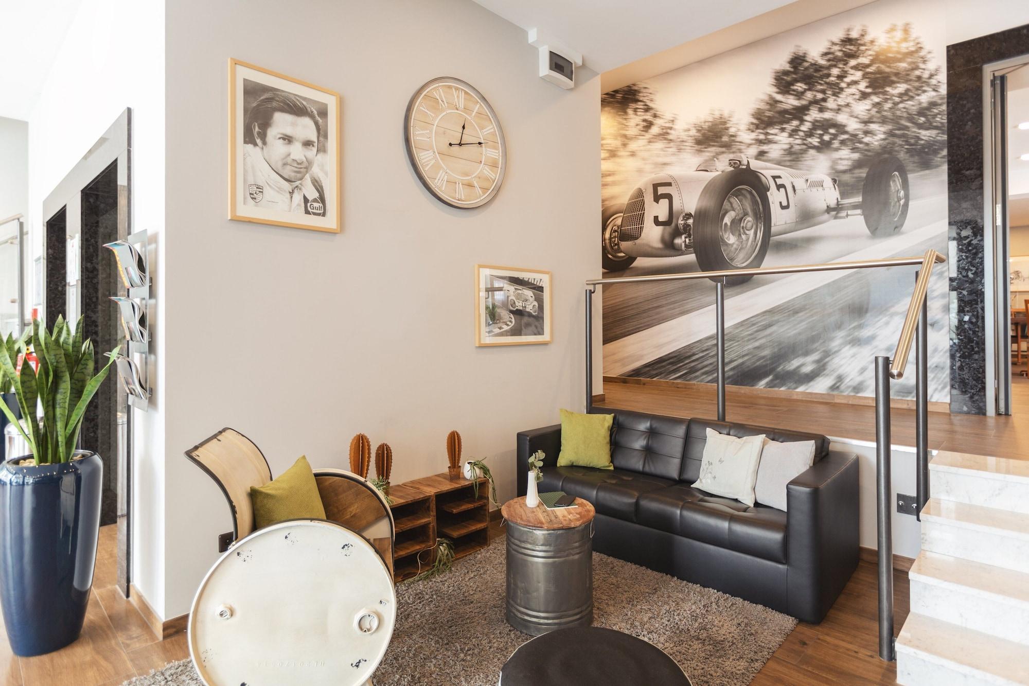 Vista Lobby Novum Hotel Bruy