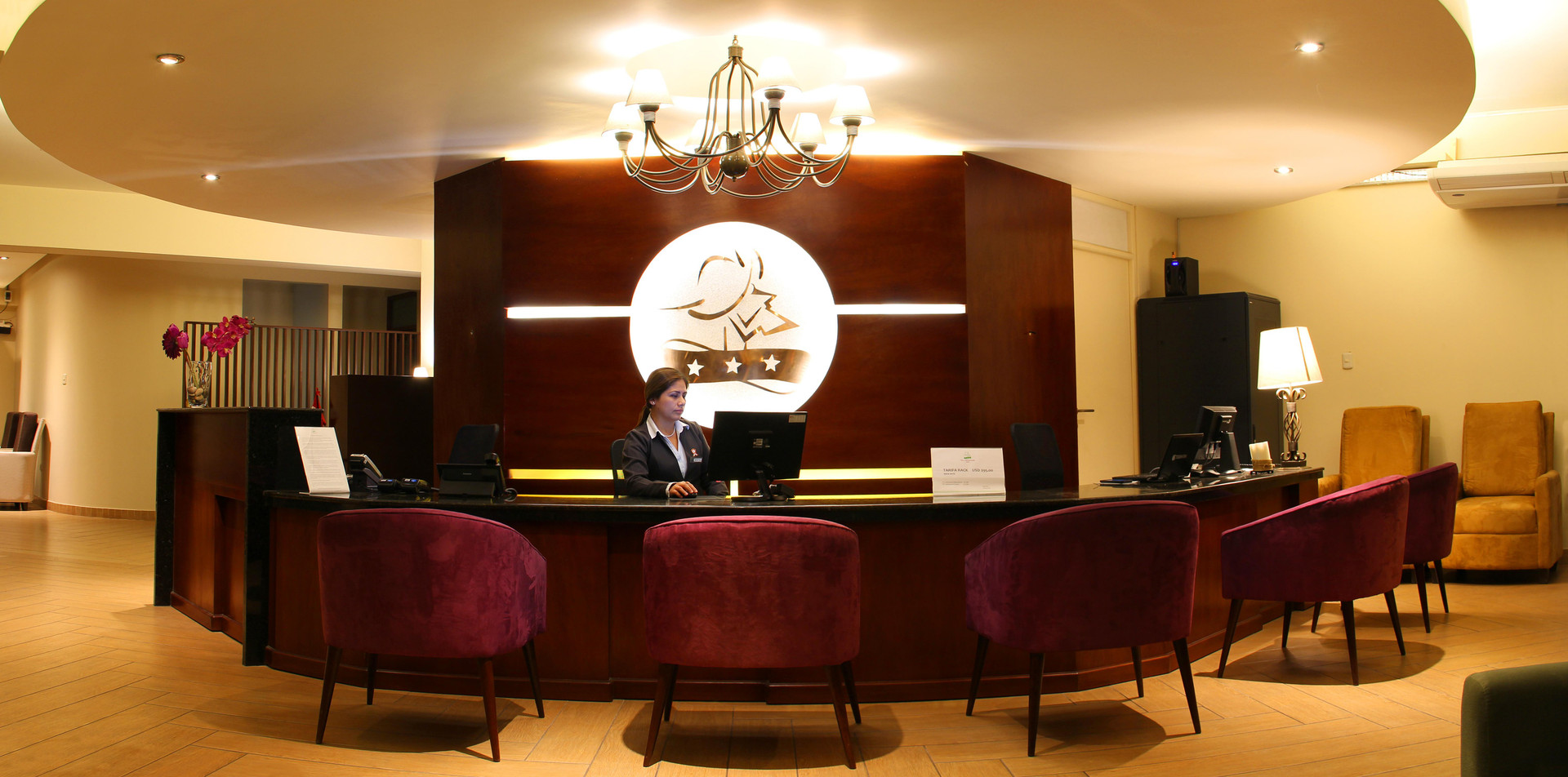 Vista Lobby Hotel Villa de Valverde