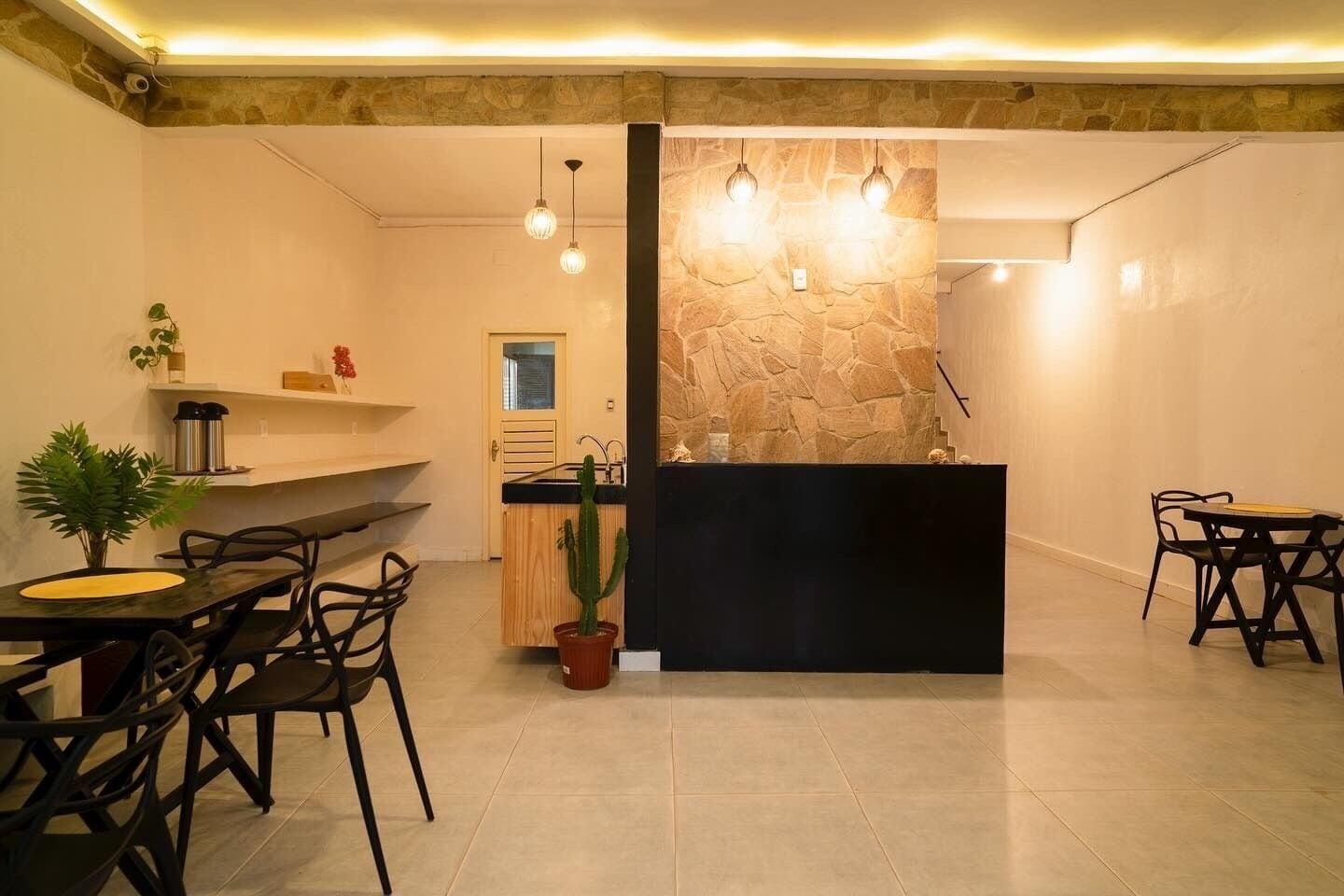 Vista Lobby Pousada Cactus Jeri