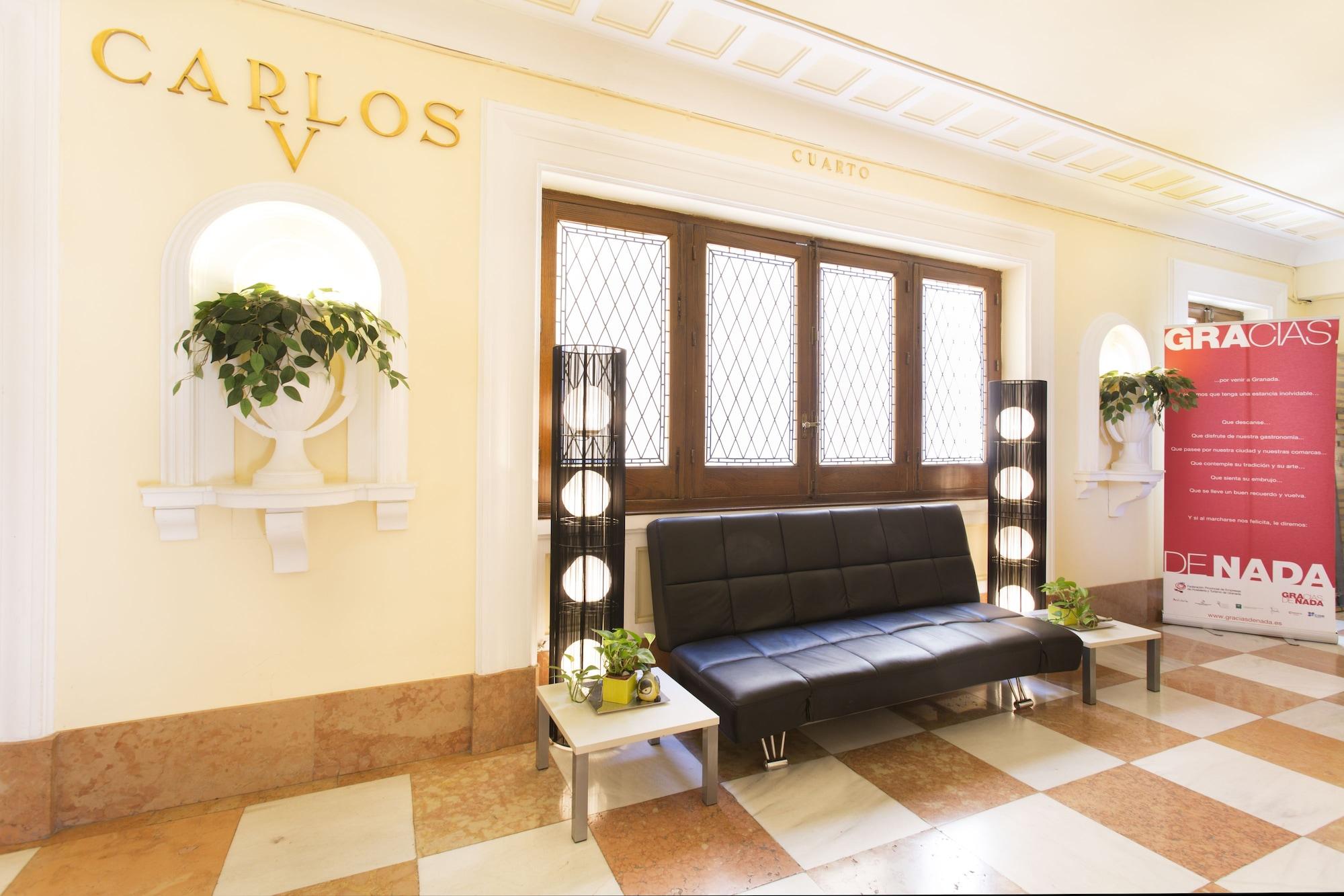 Vista Lobby Hotel Carlos V