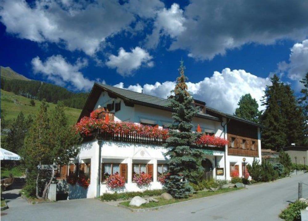 Vista Exterior Hotel Restorant Engiadina Ftan