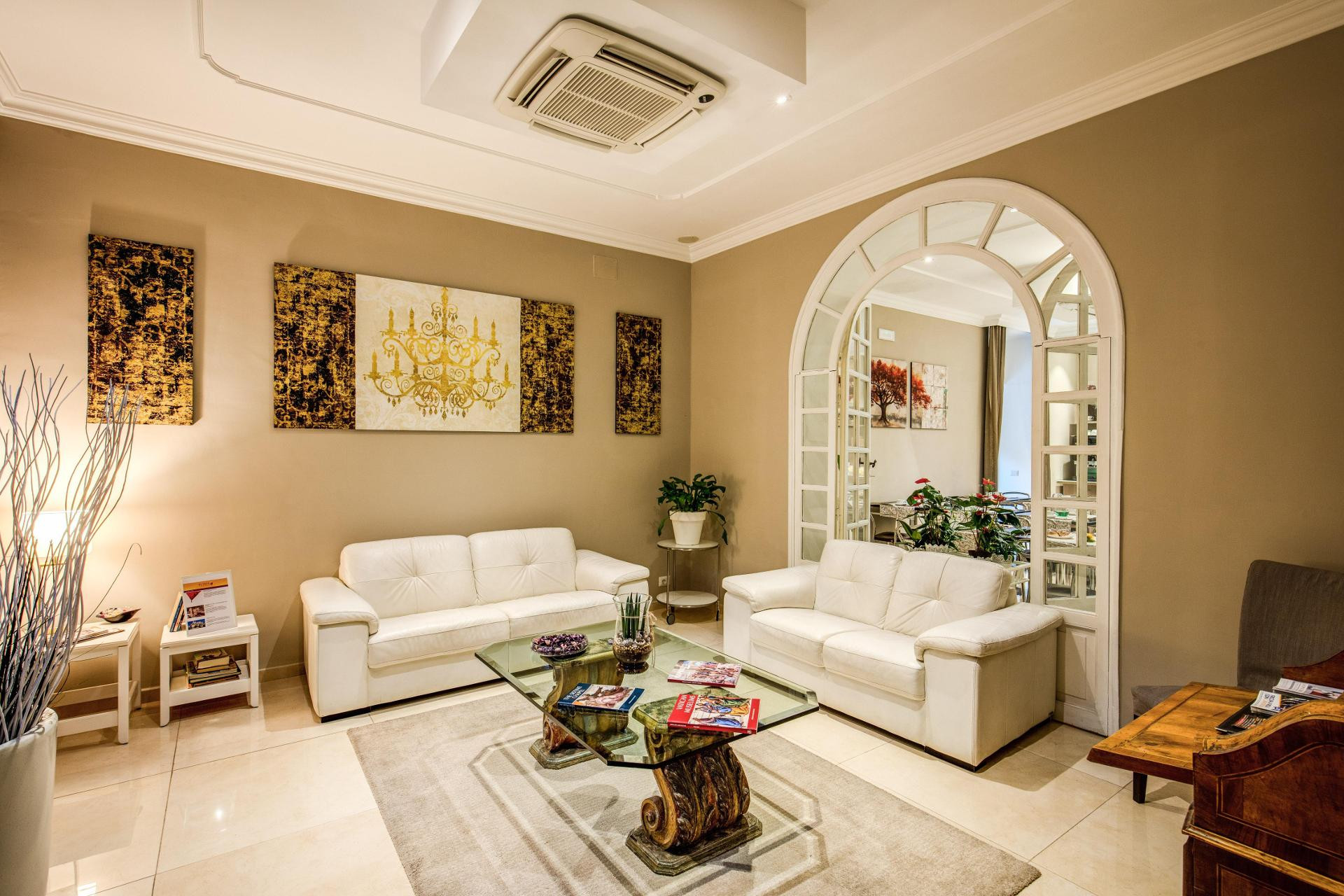 Vista Lobby Hotel Rome Garden