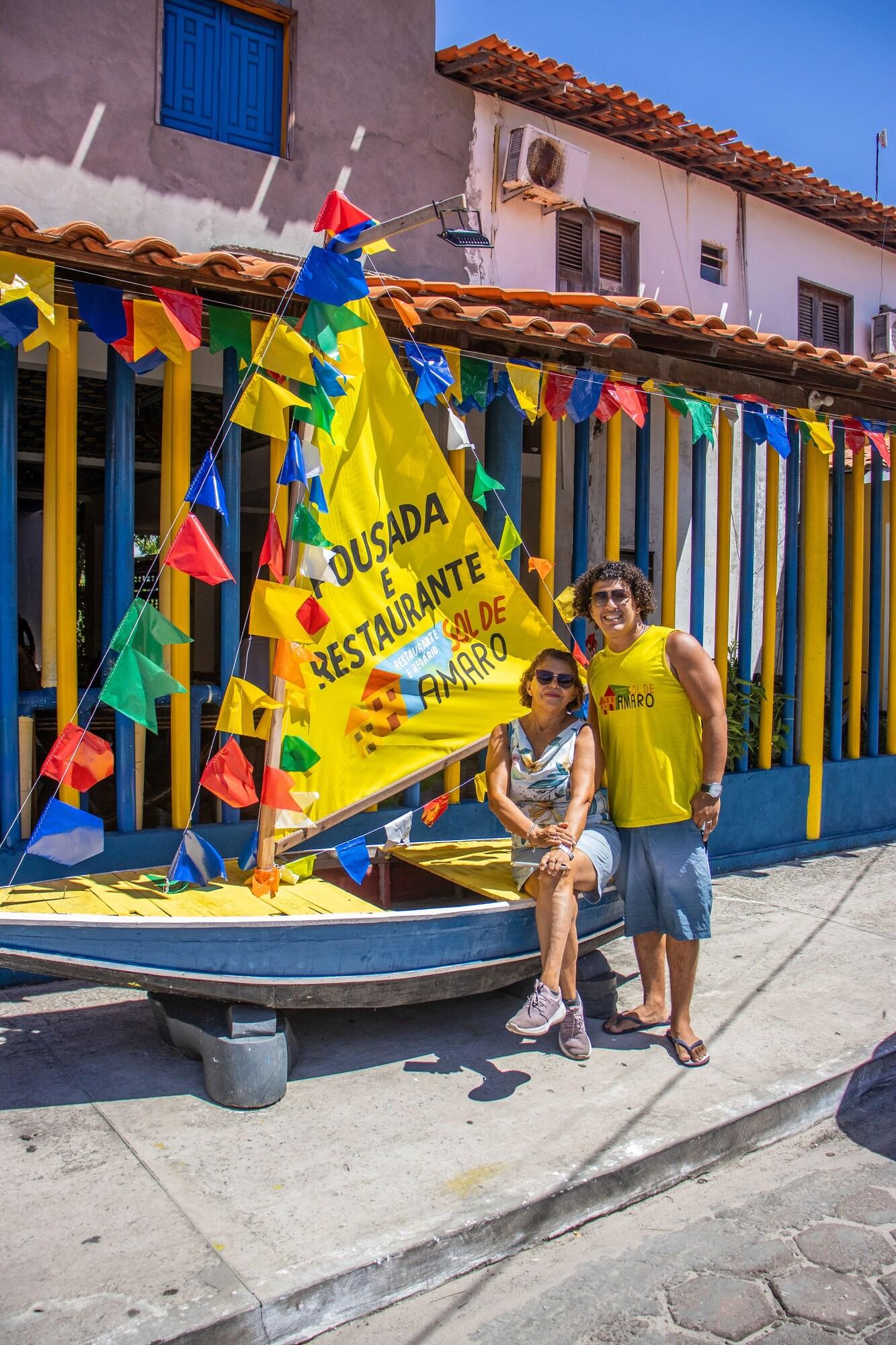 Vista Exterior Pousada Sol de Amaro