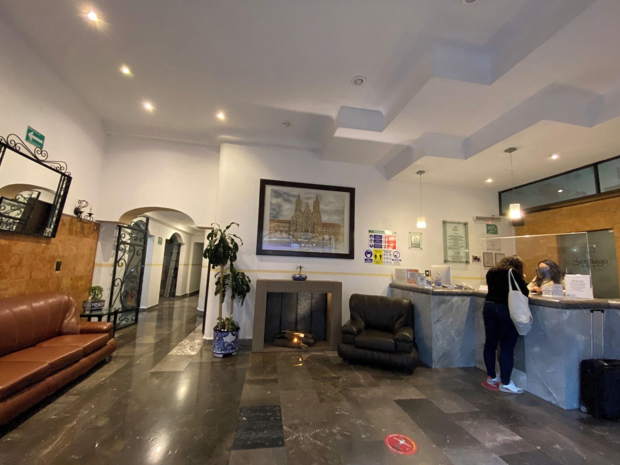 Vista Lobby HOTEL SANTIAGO