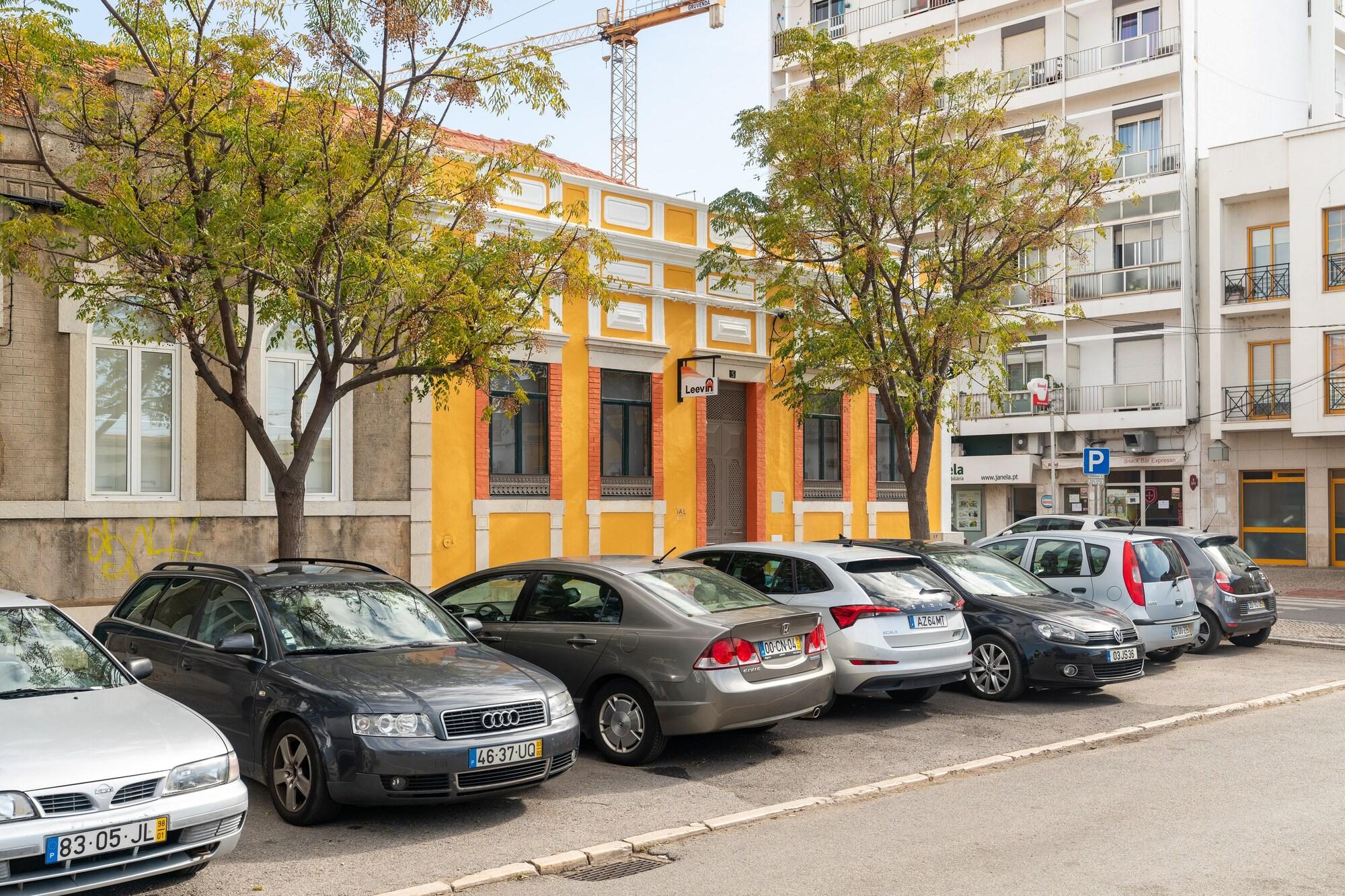 Vista da fachada Leevin Guesthouse Faro