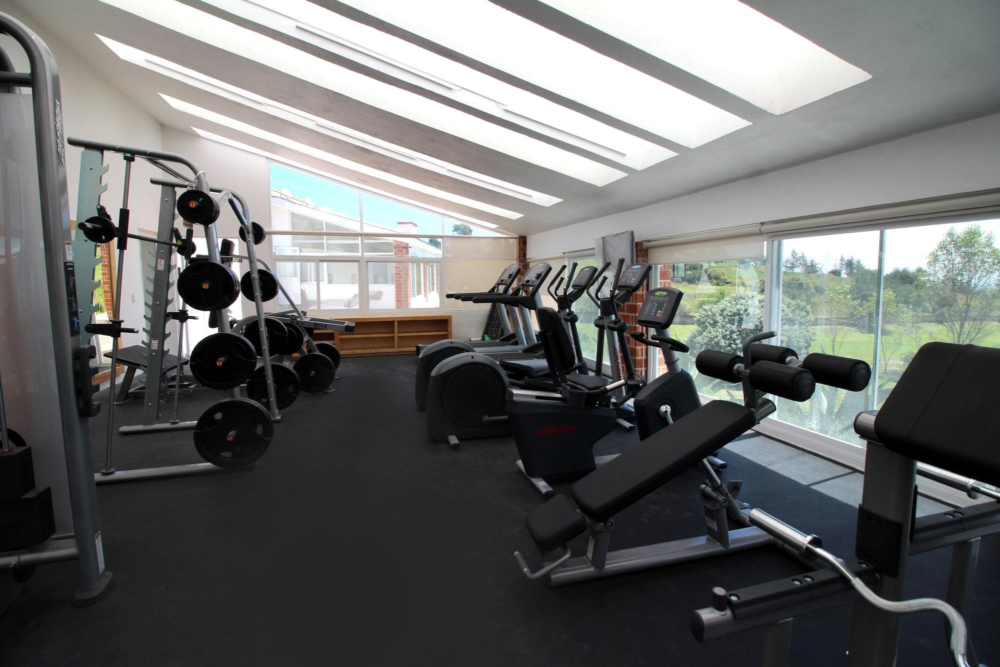 Gimnasio Hacienda Soltepec Suites Campo de Golf