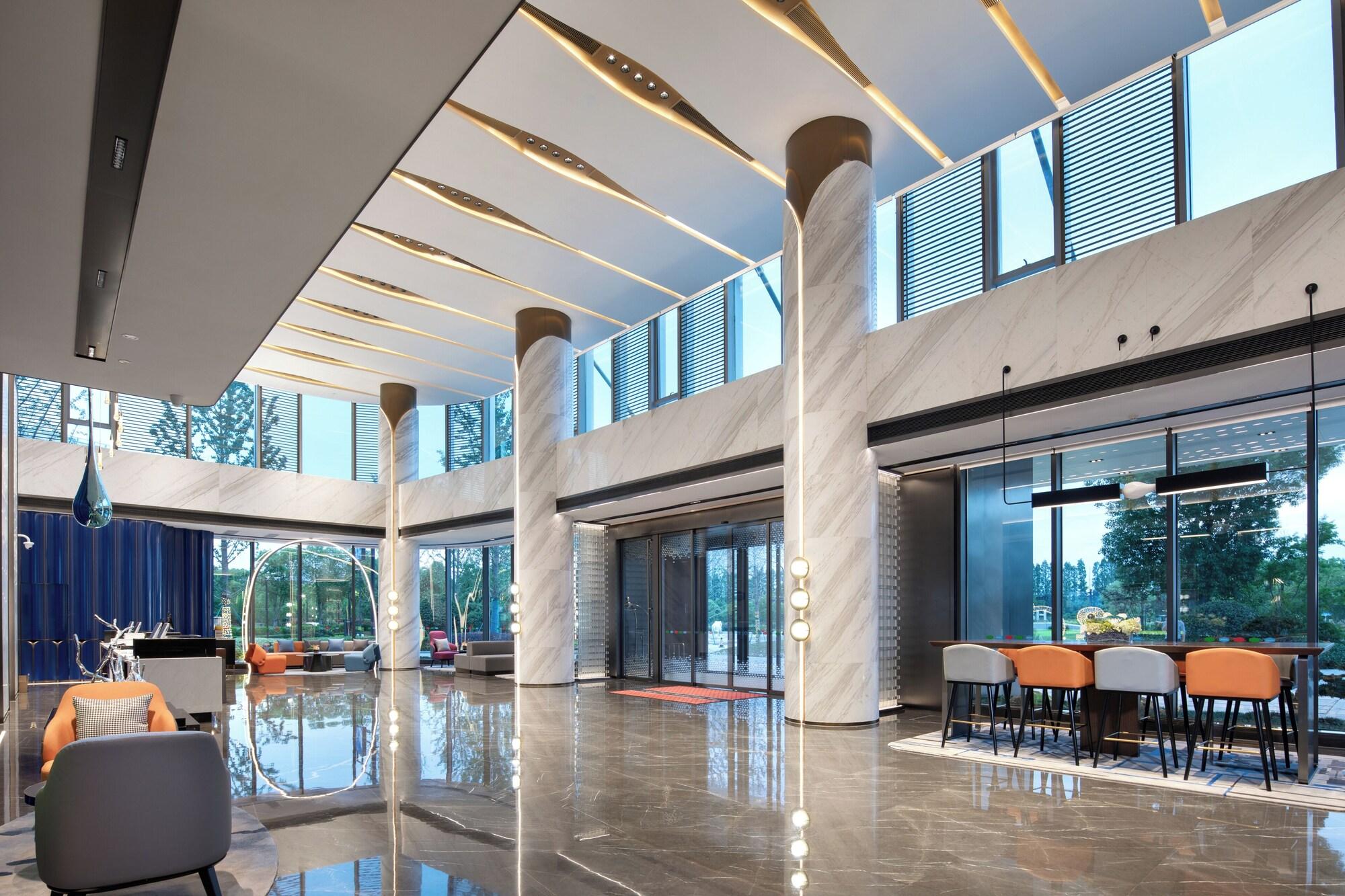 Vista Lobby Hampton by Hilton Hangzhou Xiaoshan Jiangnan Technology City.