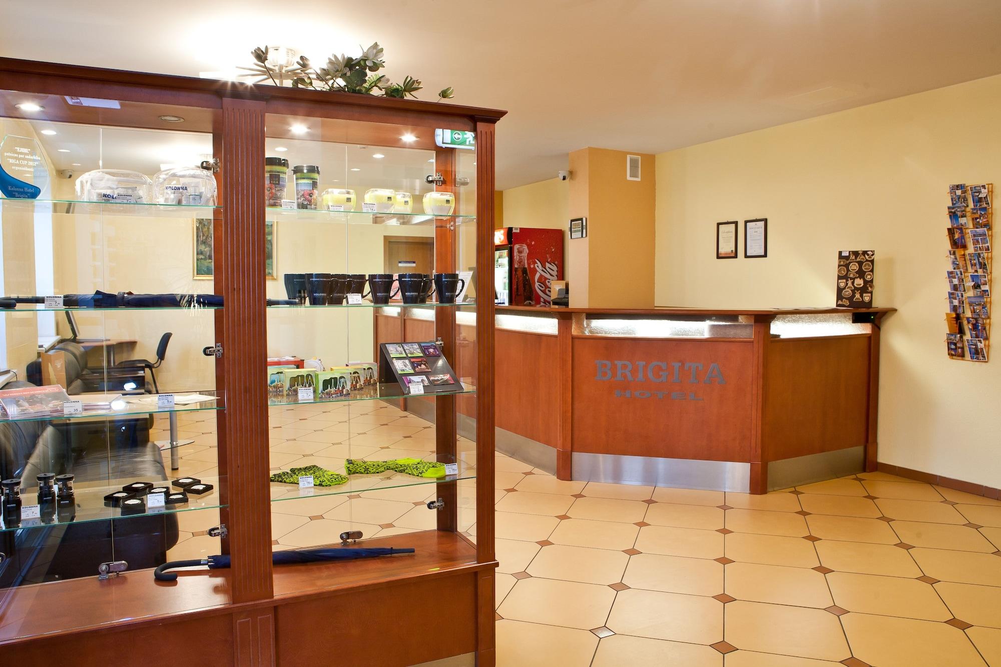 Vista Lobby Kolonna Hotel Brigita