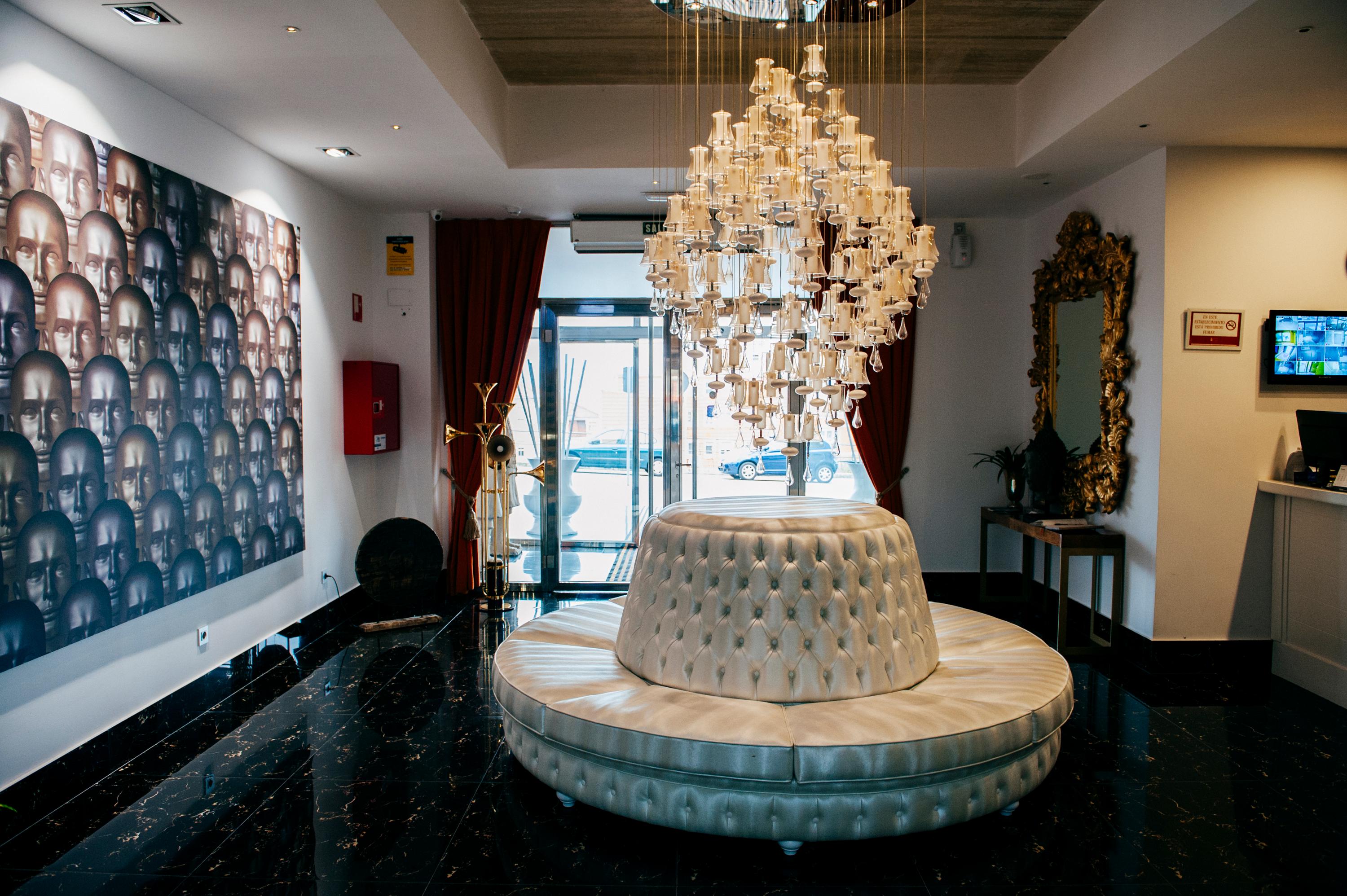 Vista Lobby Hotel Art Santander