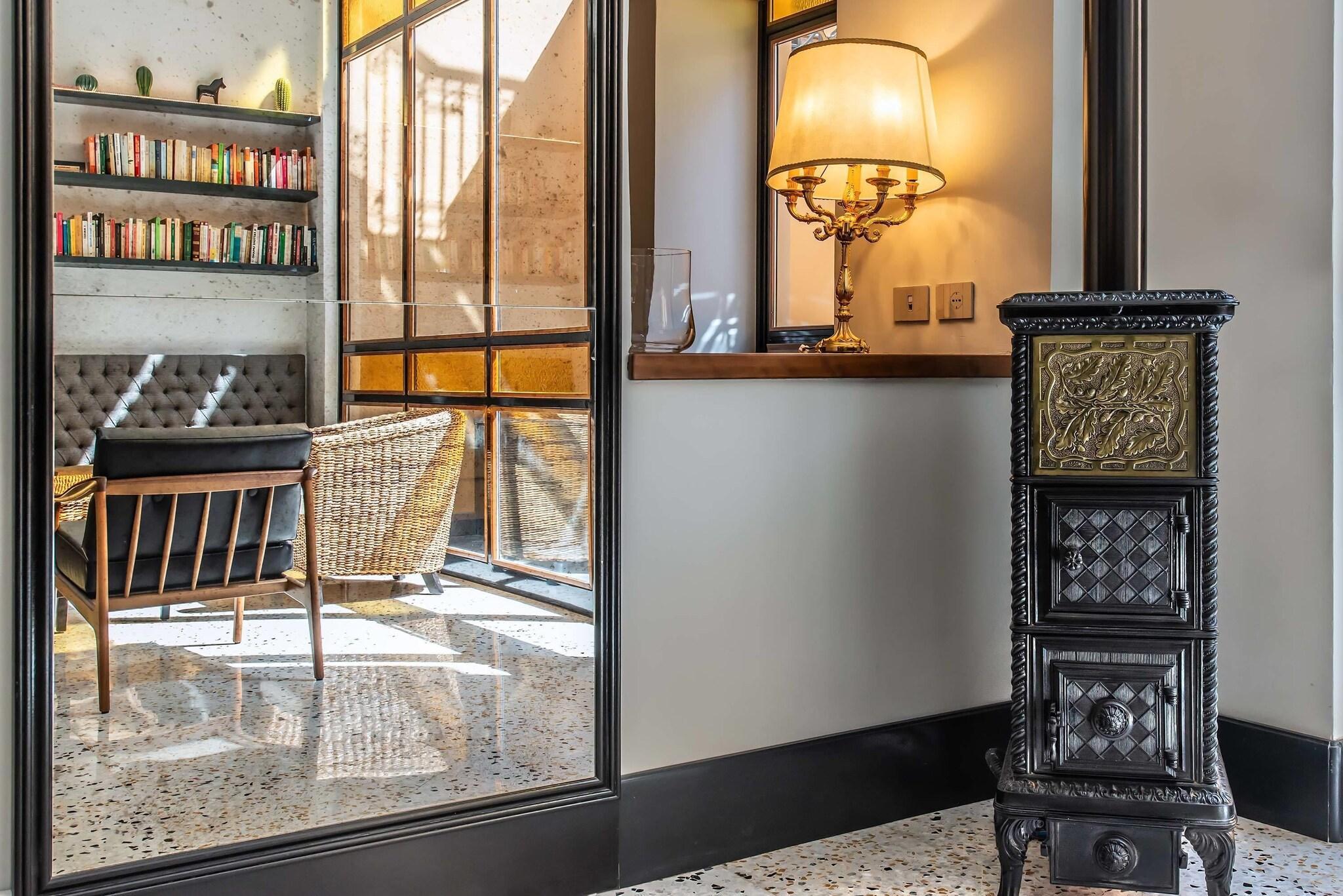 Vista Lobby Albergo Etico Roma