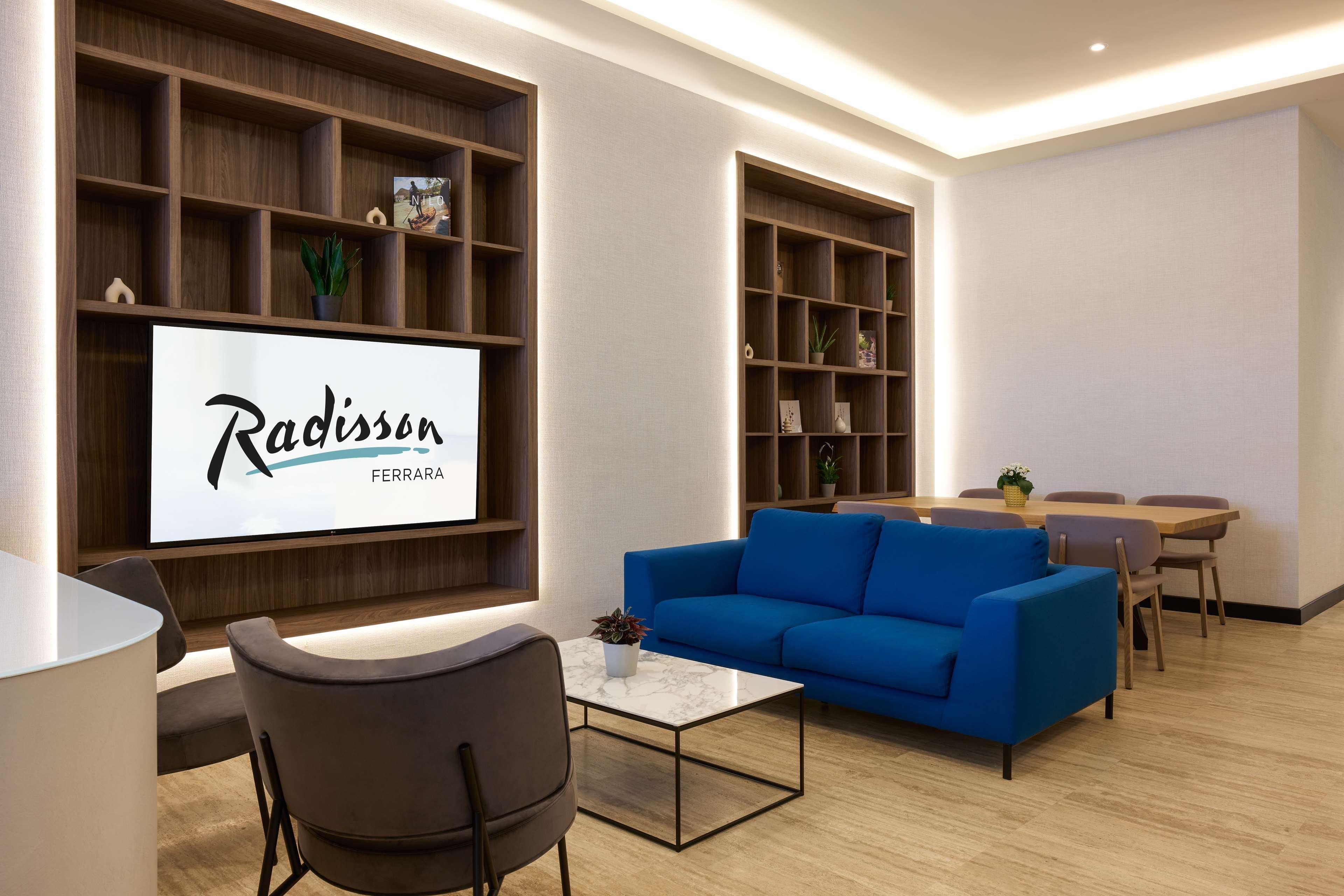 Vista Lobby Radisson Hotel Ferrara