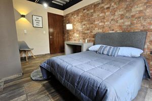 Alquiler Vacacional - R08 MID STUDIO at ITESM CEM Full Services, Shared-Kitchen, Fridge ,Laundry, Smart TV, Parking, Balcony