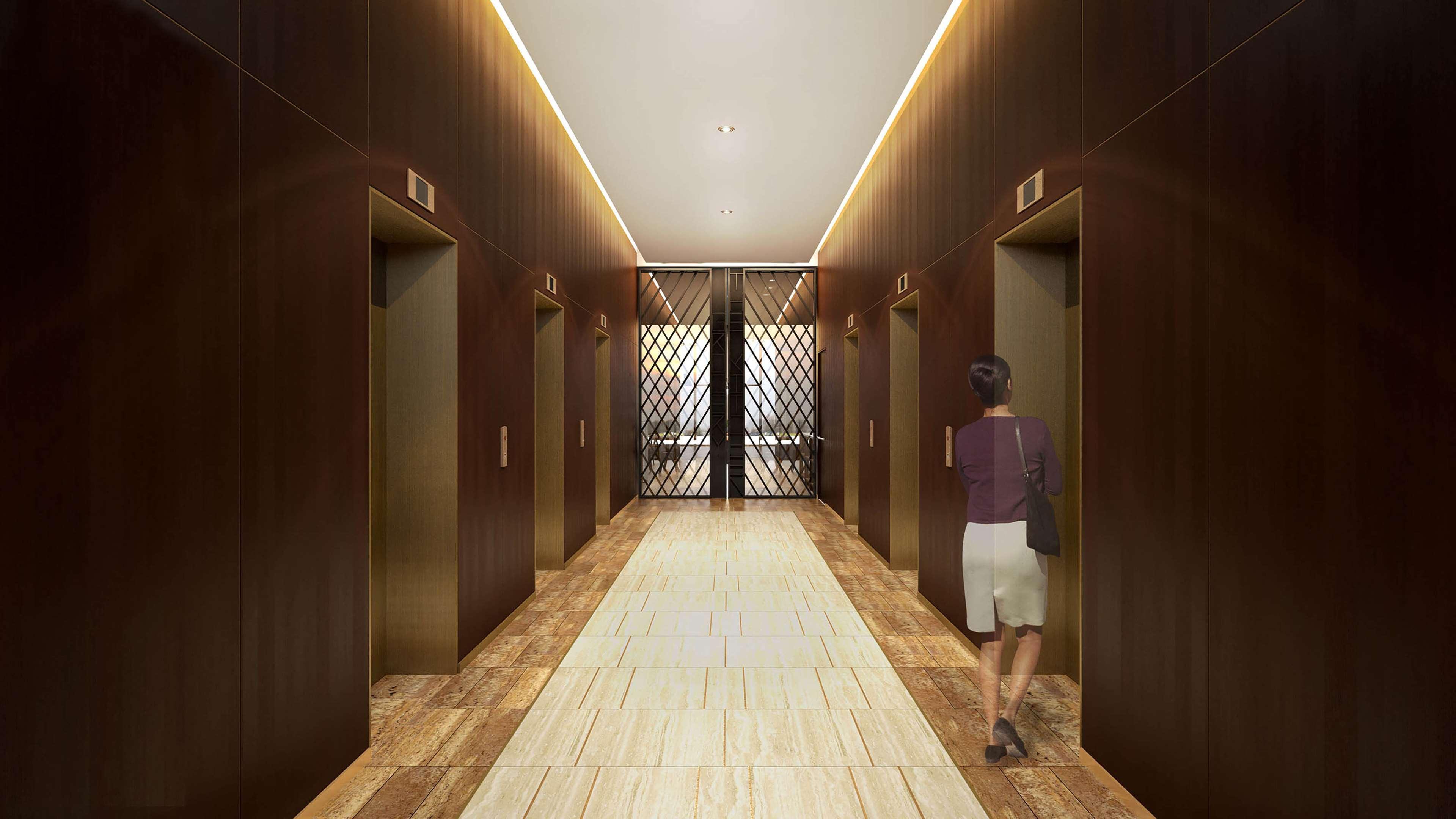 Vista Lobby Aleph Doha Residences, Curio Collection by Hilton