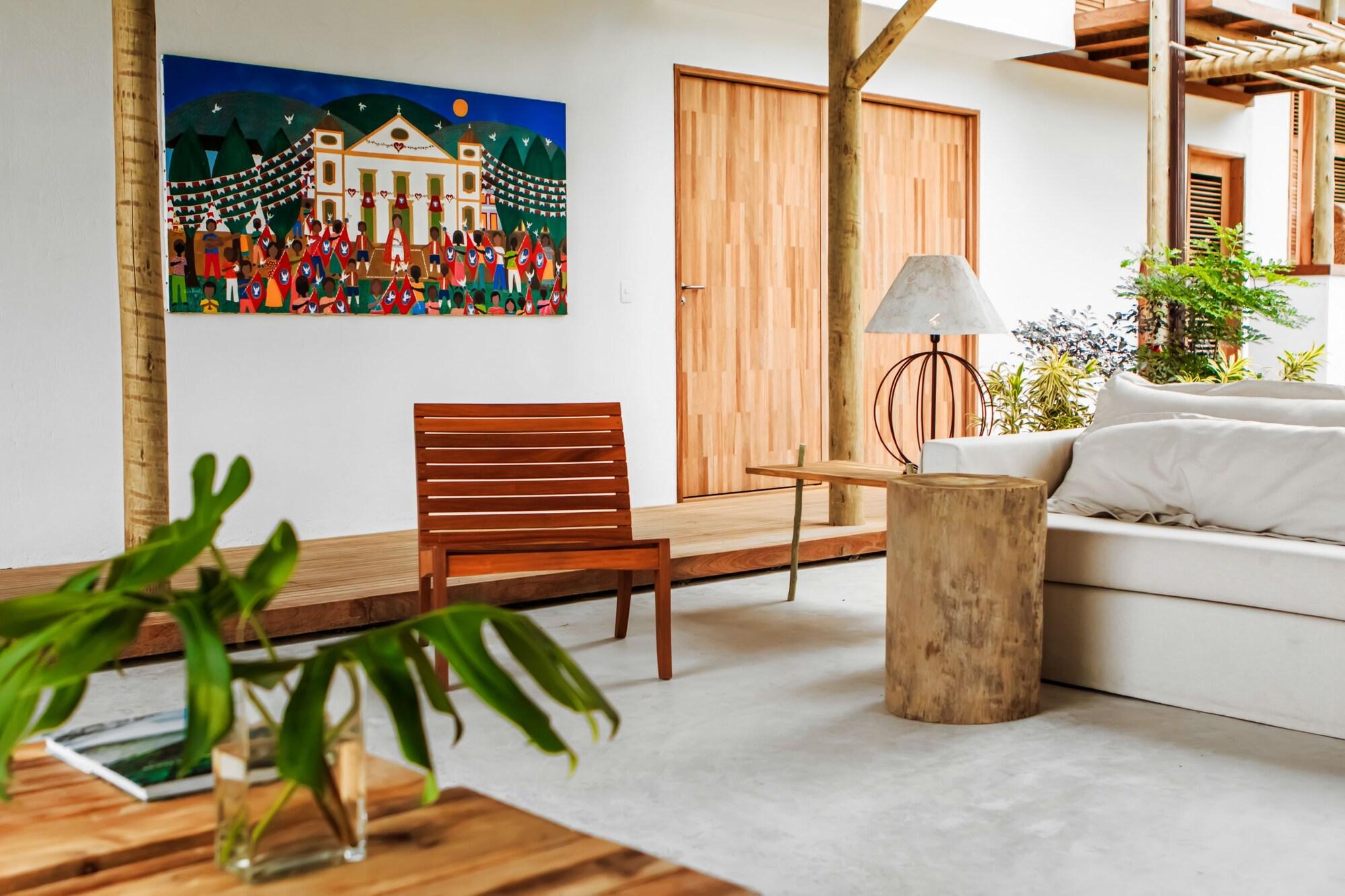 Vista Lobby Casa Mar Paraty