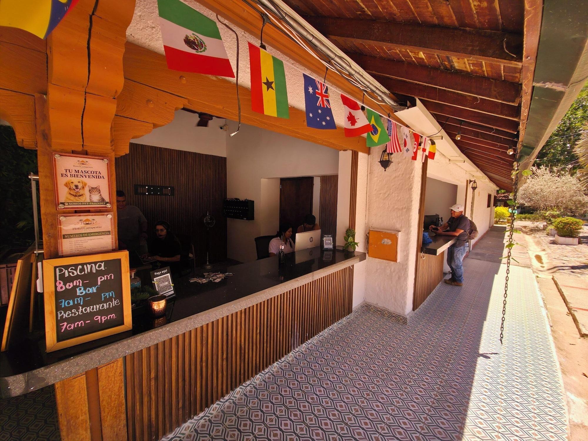 Vista Lobby Hotel campestre real