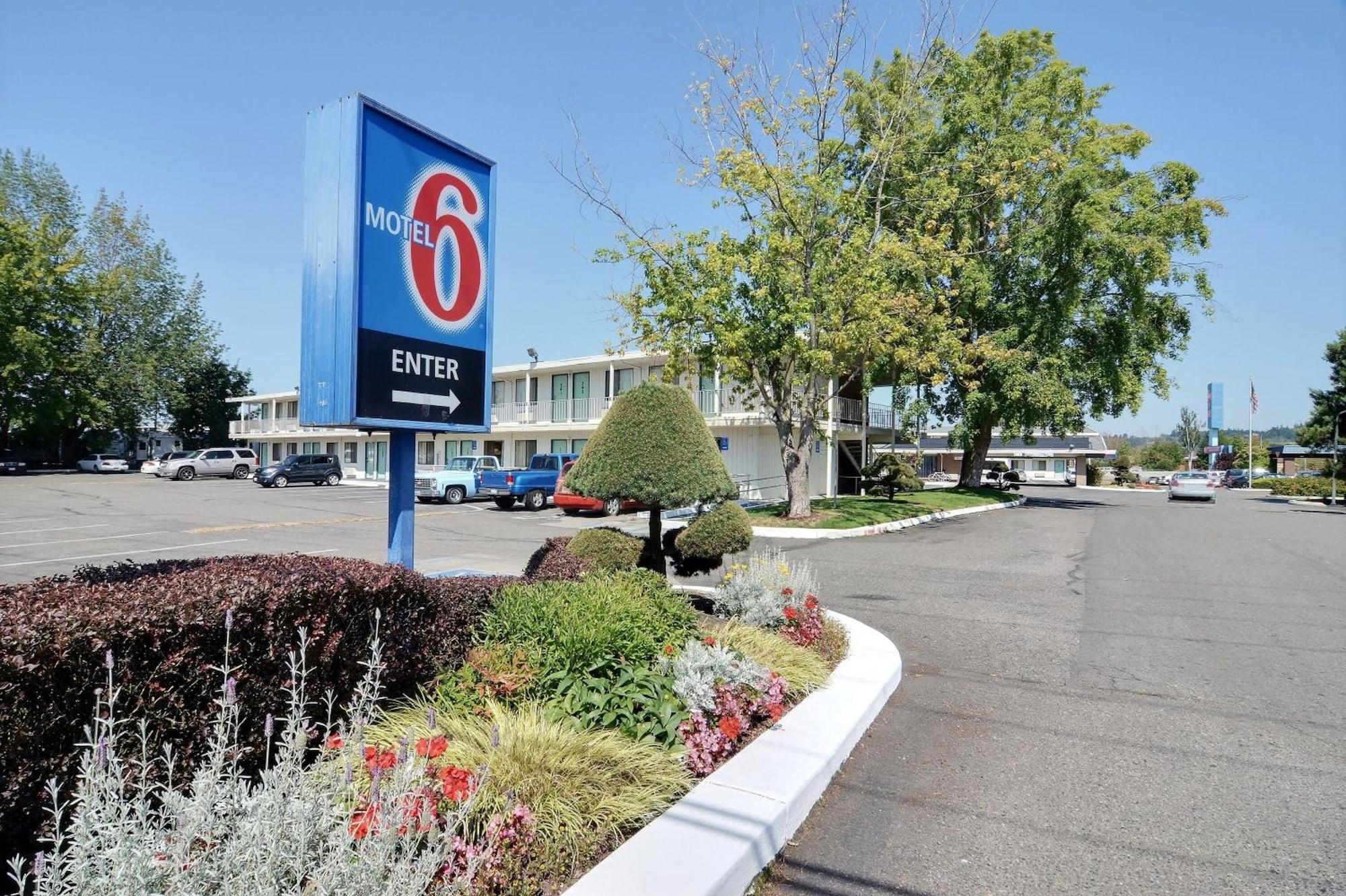 Vista Exterior Motel 6 Tacoma, WA - Fife