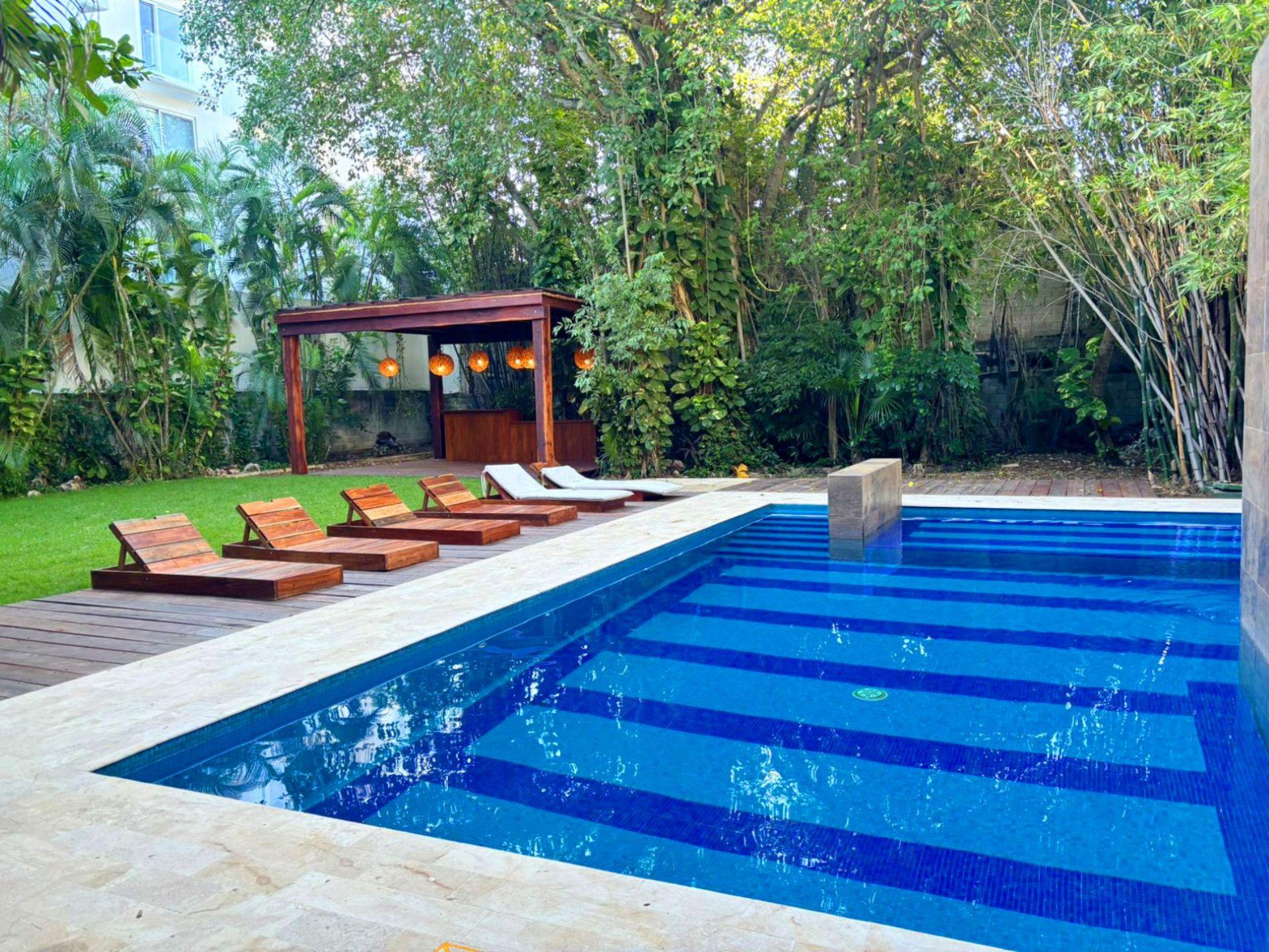 Vista Piscina Quinta Nina Playa del Carmen - Adults Only