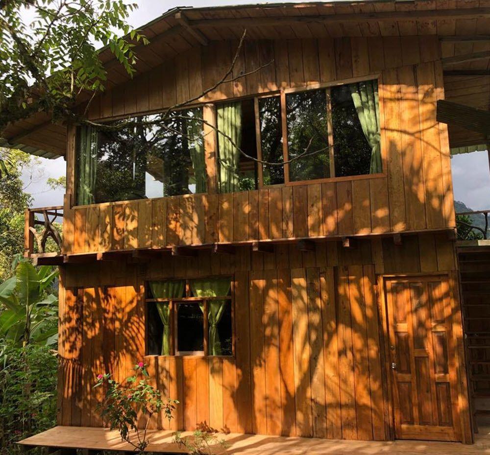 Vista Exterior El Edén Treehouse