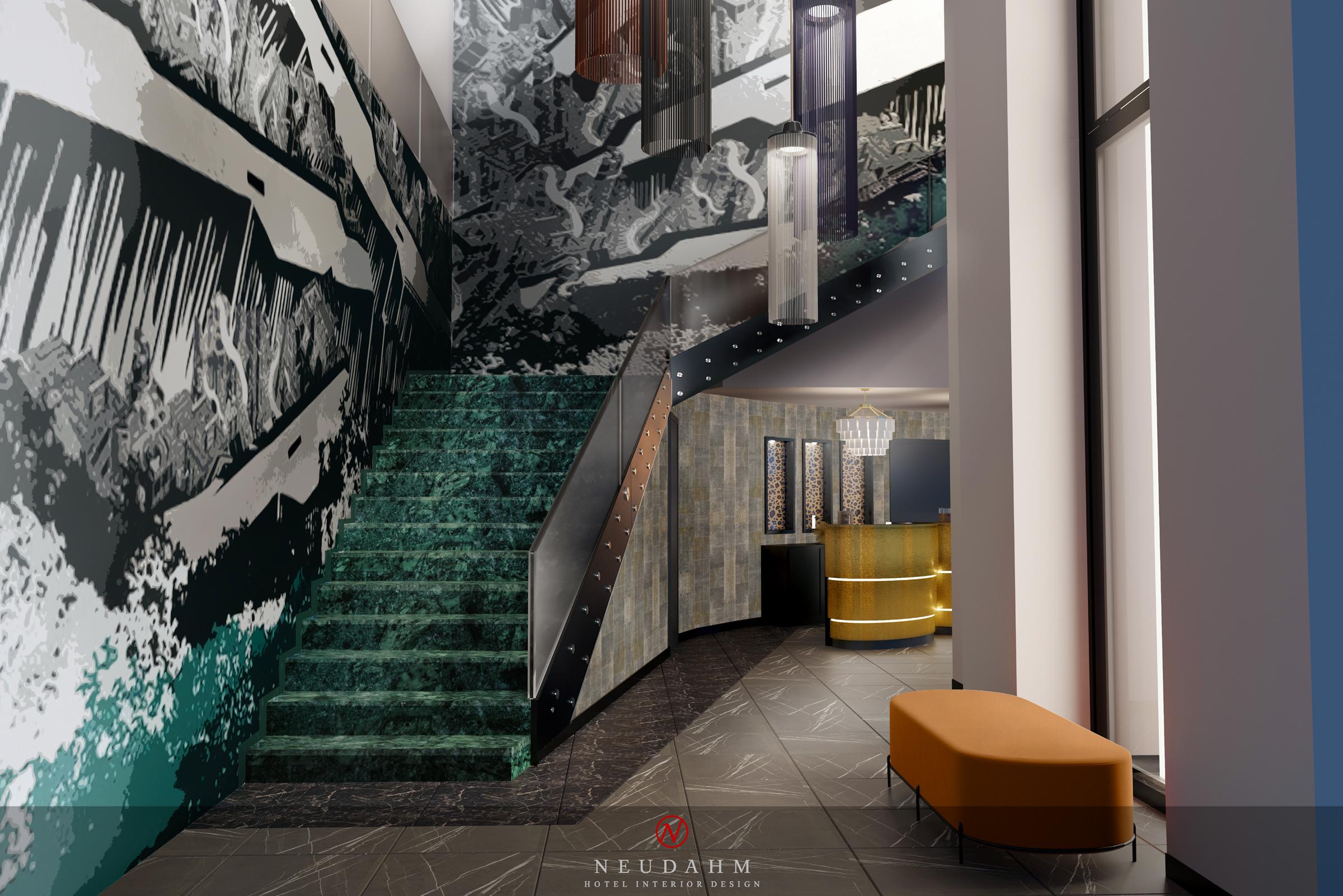 Vista Lobby NYX Hotel Warsaw by Leonardo Hotels