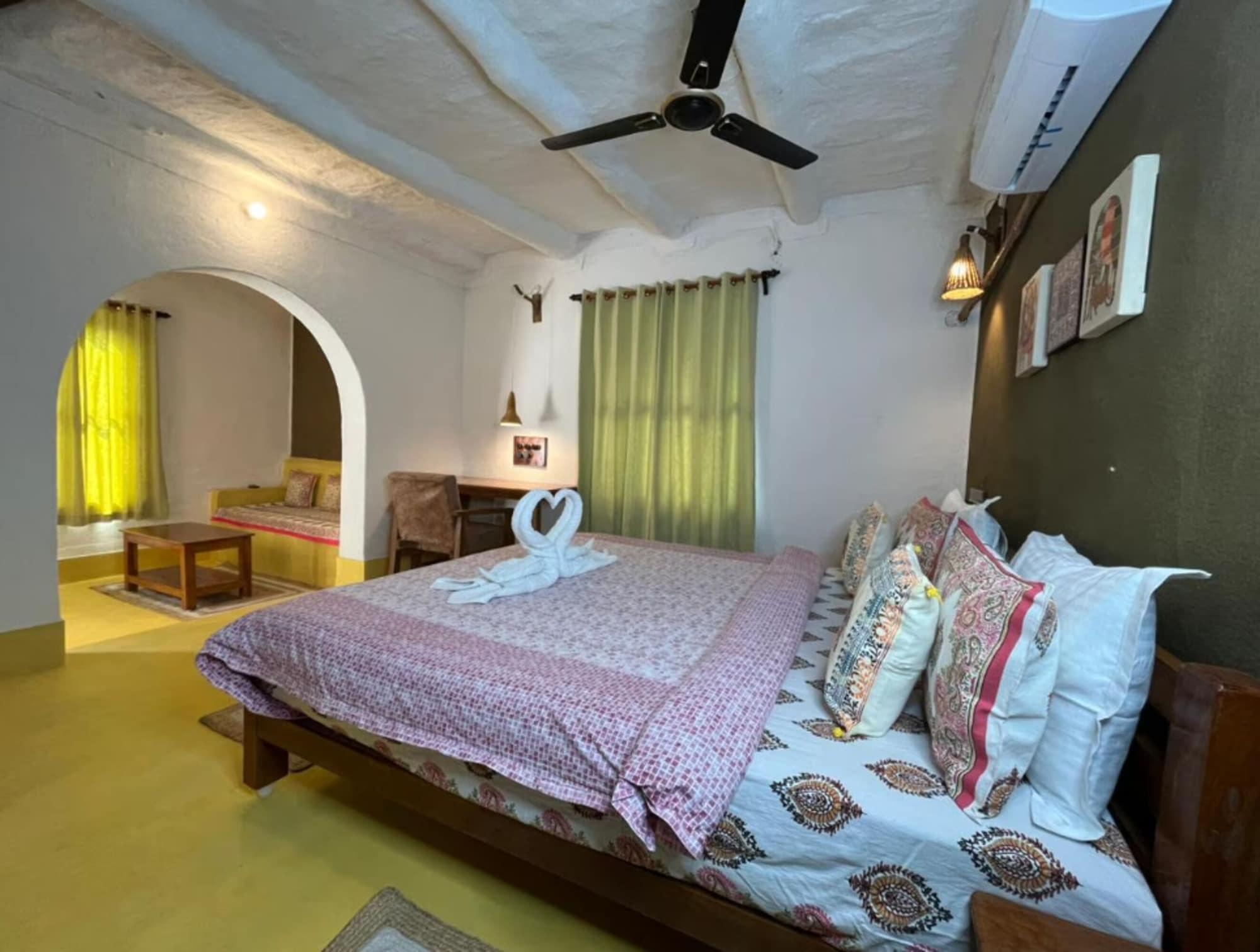 Equipamiento de Habitación Vindhyavan Mud House Panna