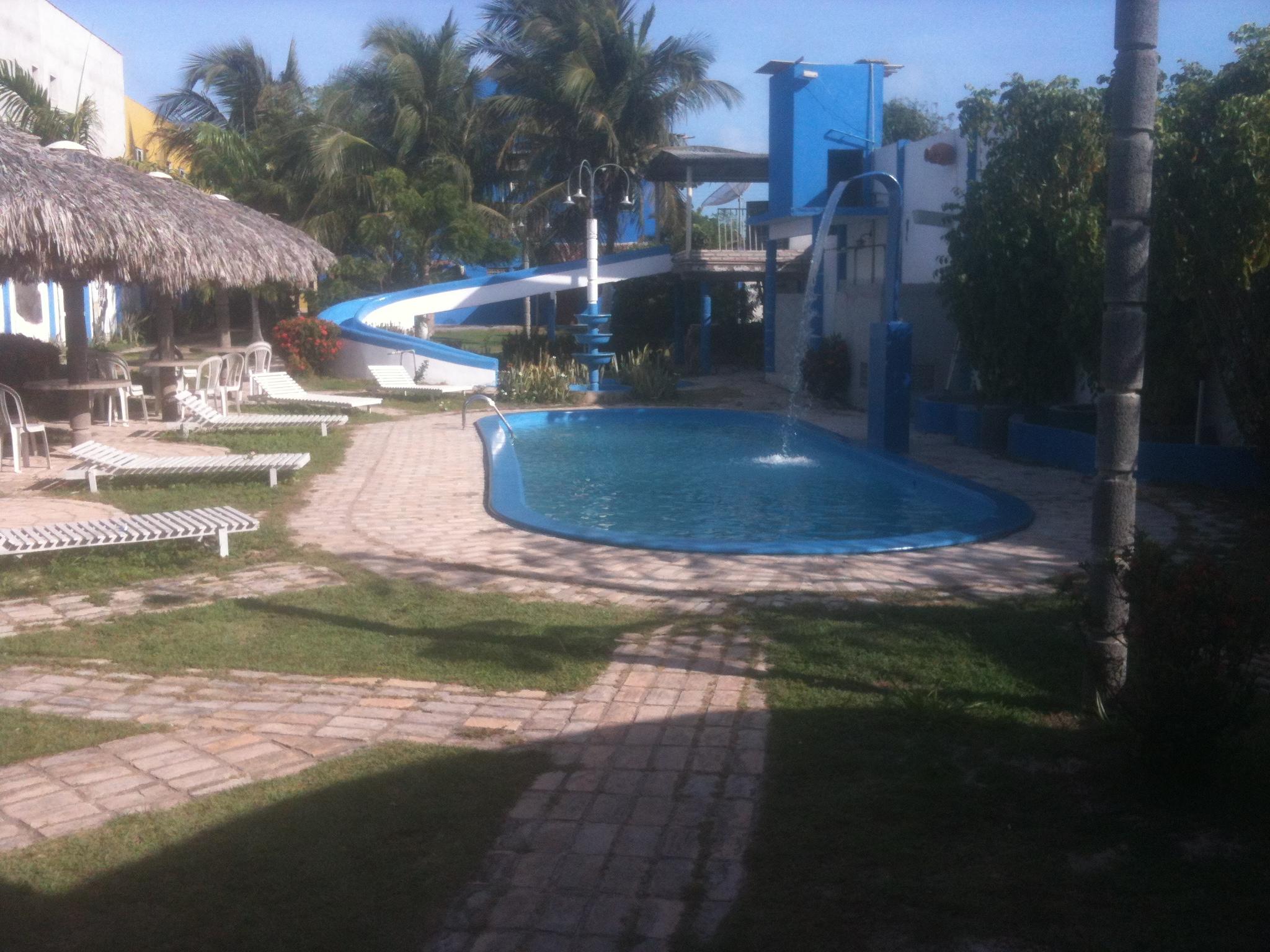 Vista Piscina Pousada Horizonte Azul - Vila Preá
