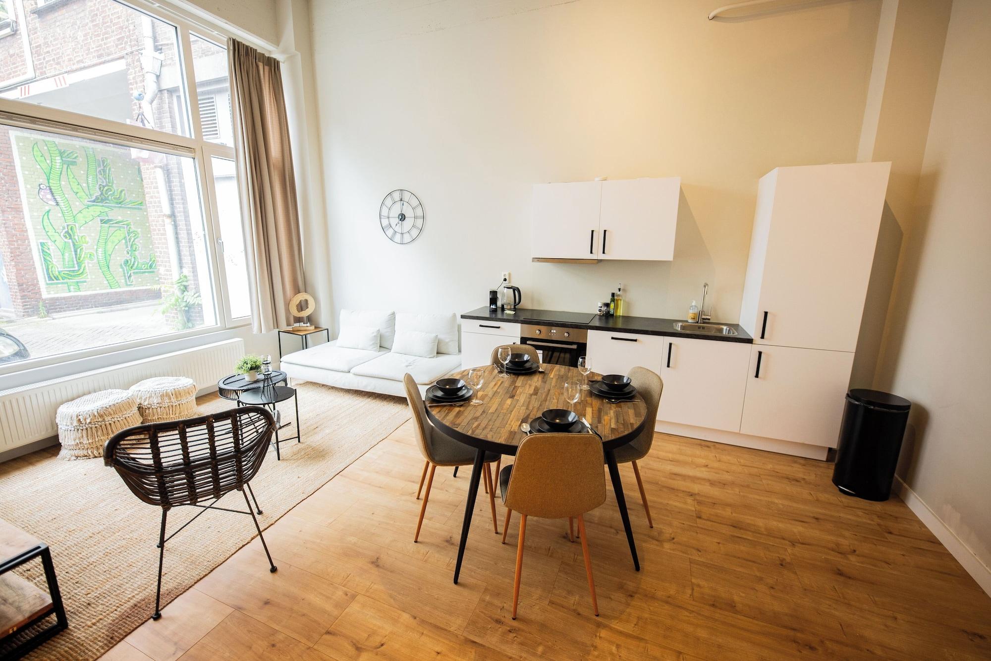 Equipamiento de Habitación Alphabet Apartments Bredestraathof