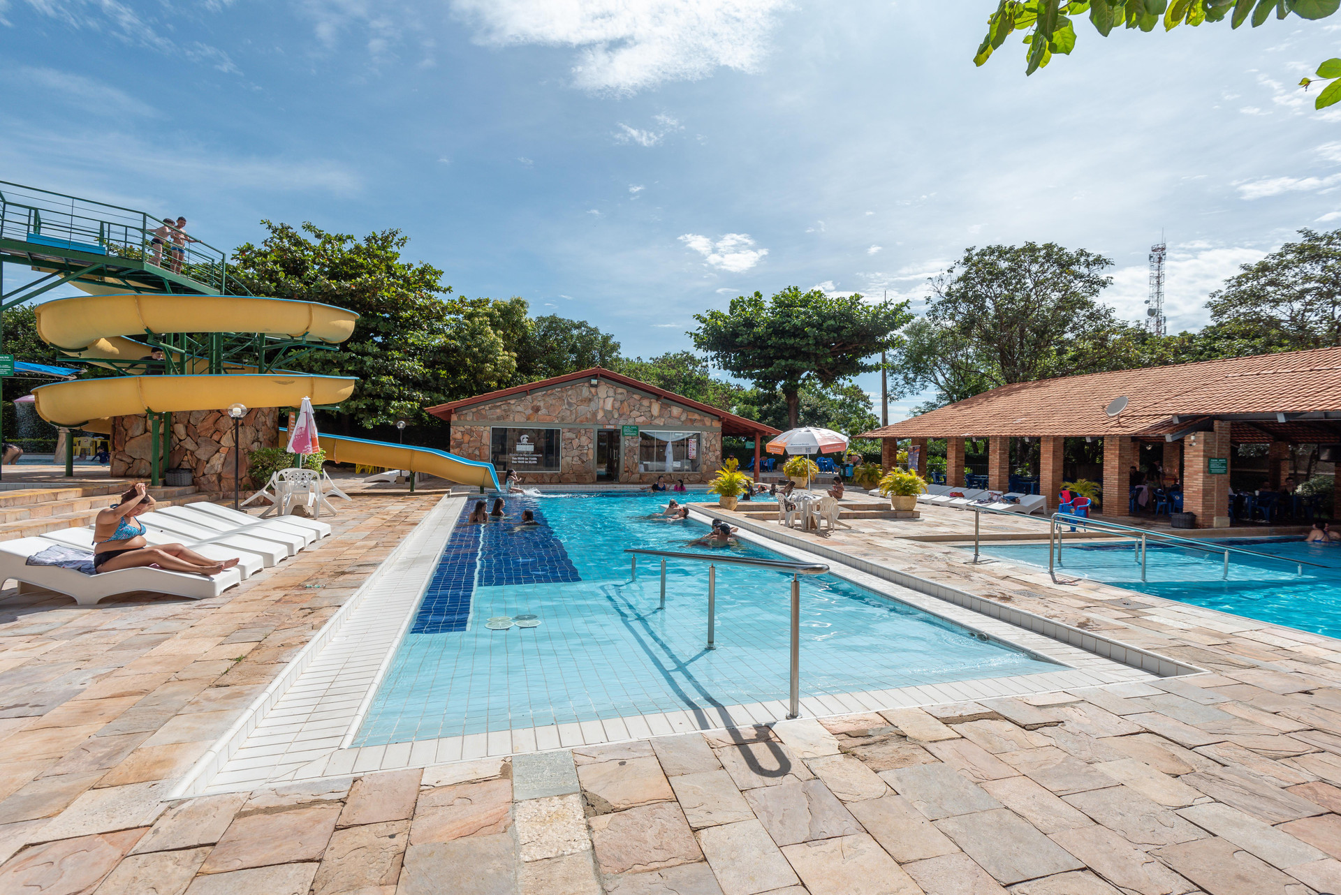 Vista Piscina DiRoma Império Romano - Direto com o Grupo DiRoma - acesso ao Acqua Park com café da manhã