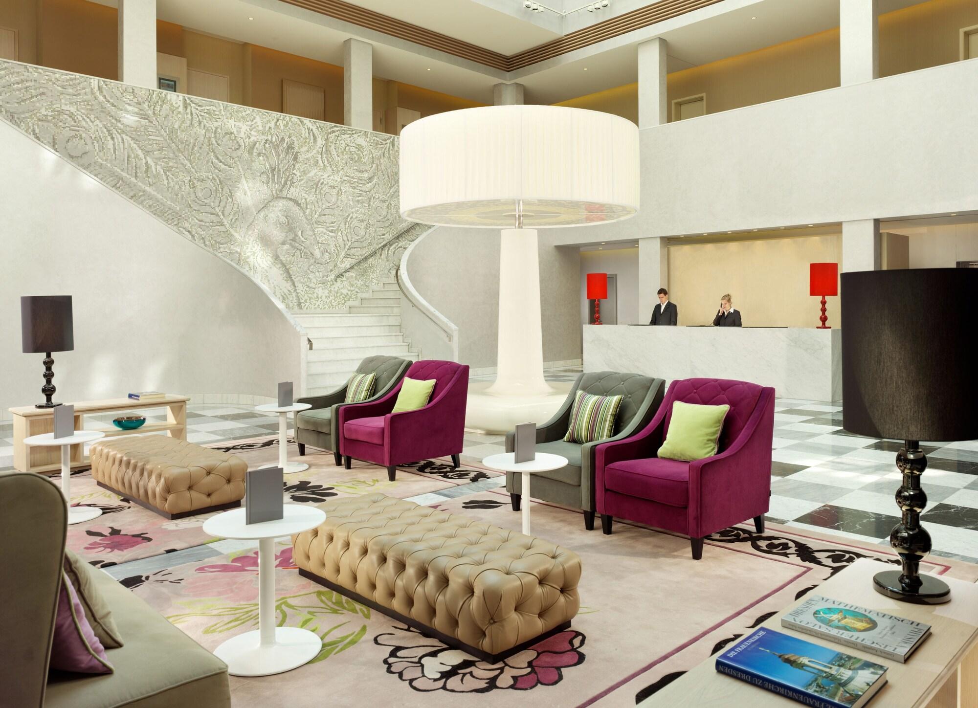 Vista Lobby HYPERION Hotel Dresden Am Schloss