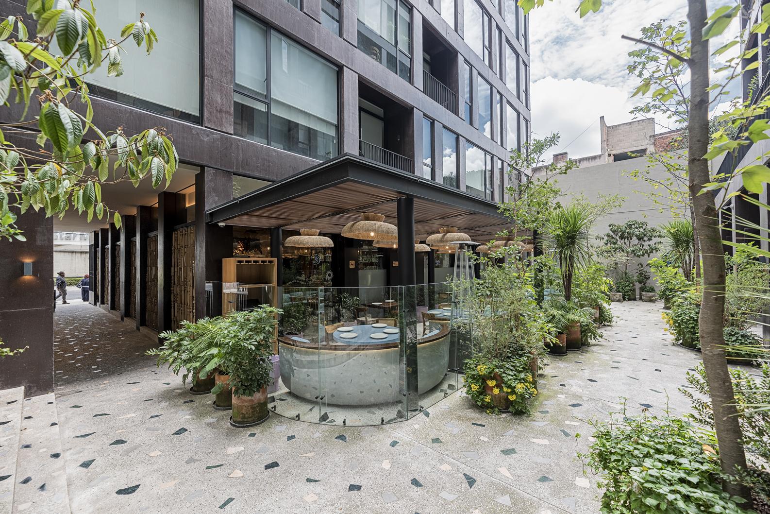 Vista Lobby Cuadra 134 Residencial Condesa