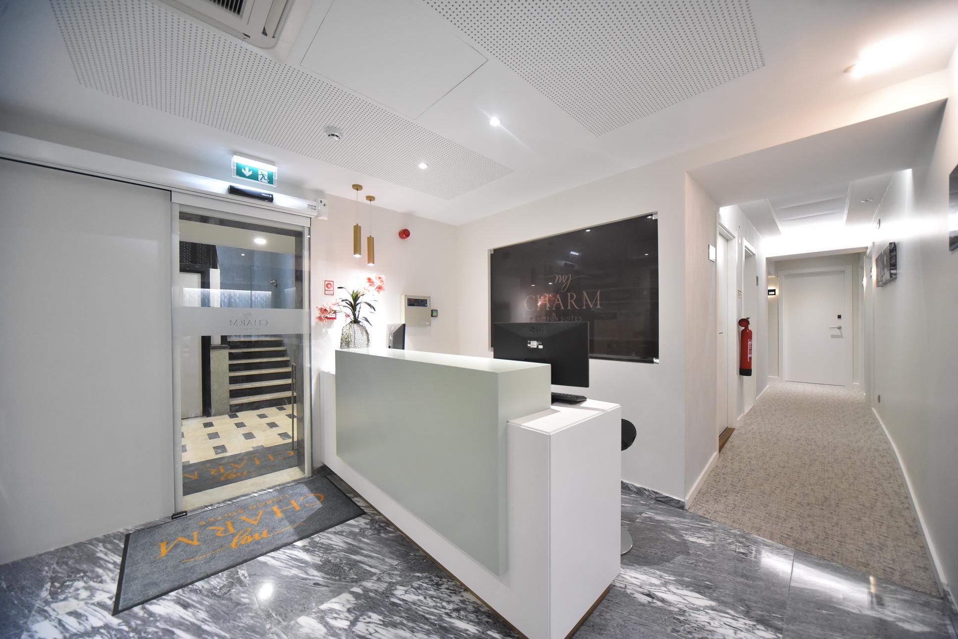 Vista Lobby My Charm Lisbon Suites