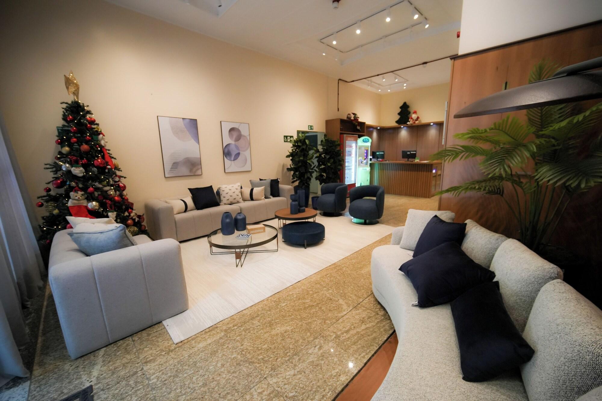 Vista Lobby Hotel Dan Inn Poços de Caldas by Nacional Inn