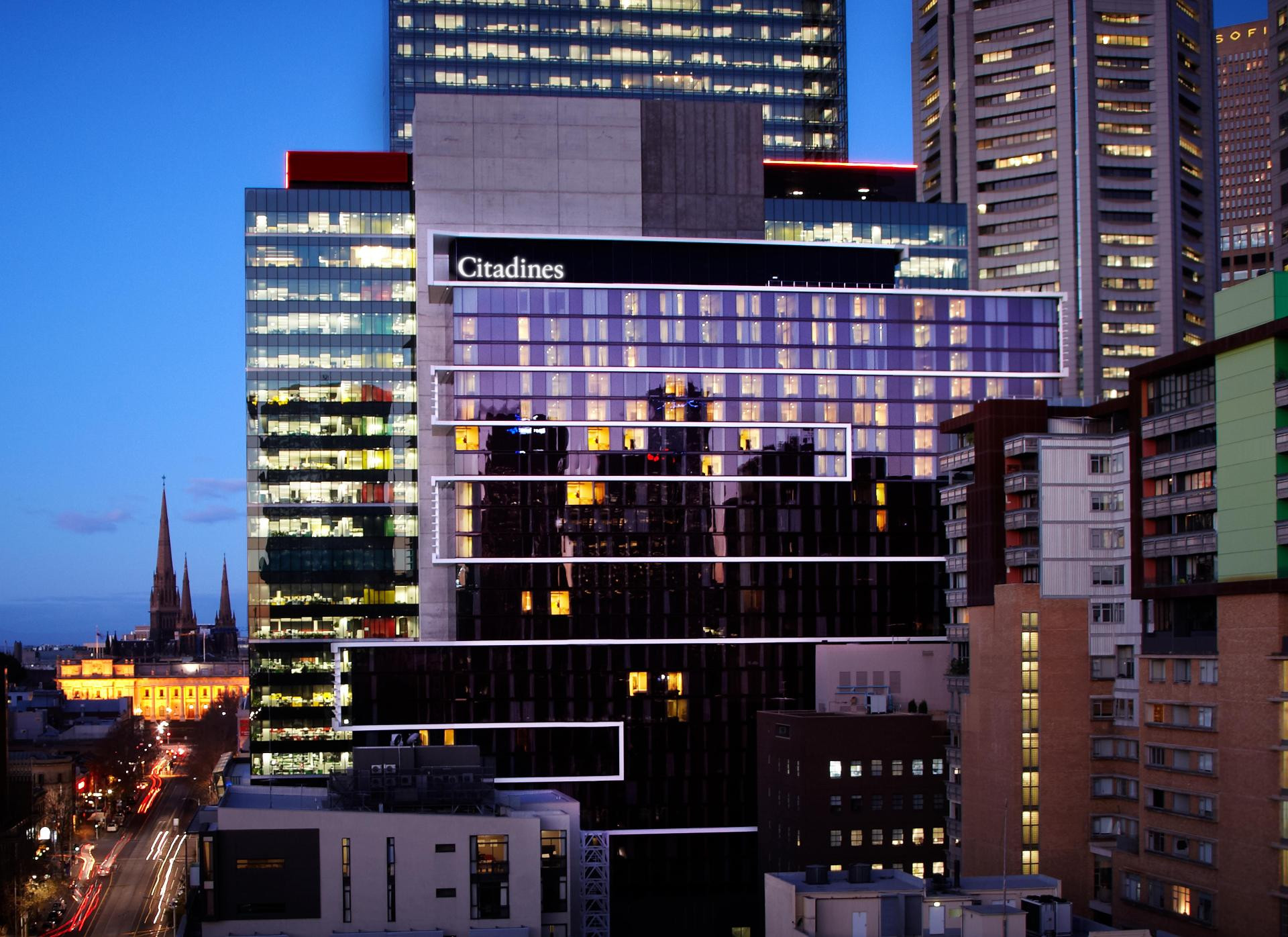 Vista Exterior Citadines on Bourke Melbourne