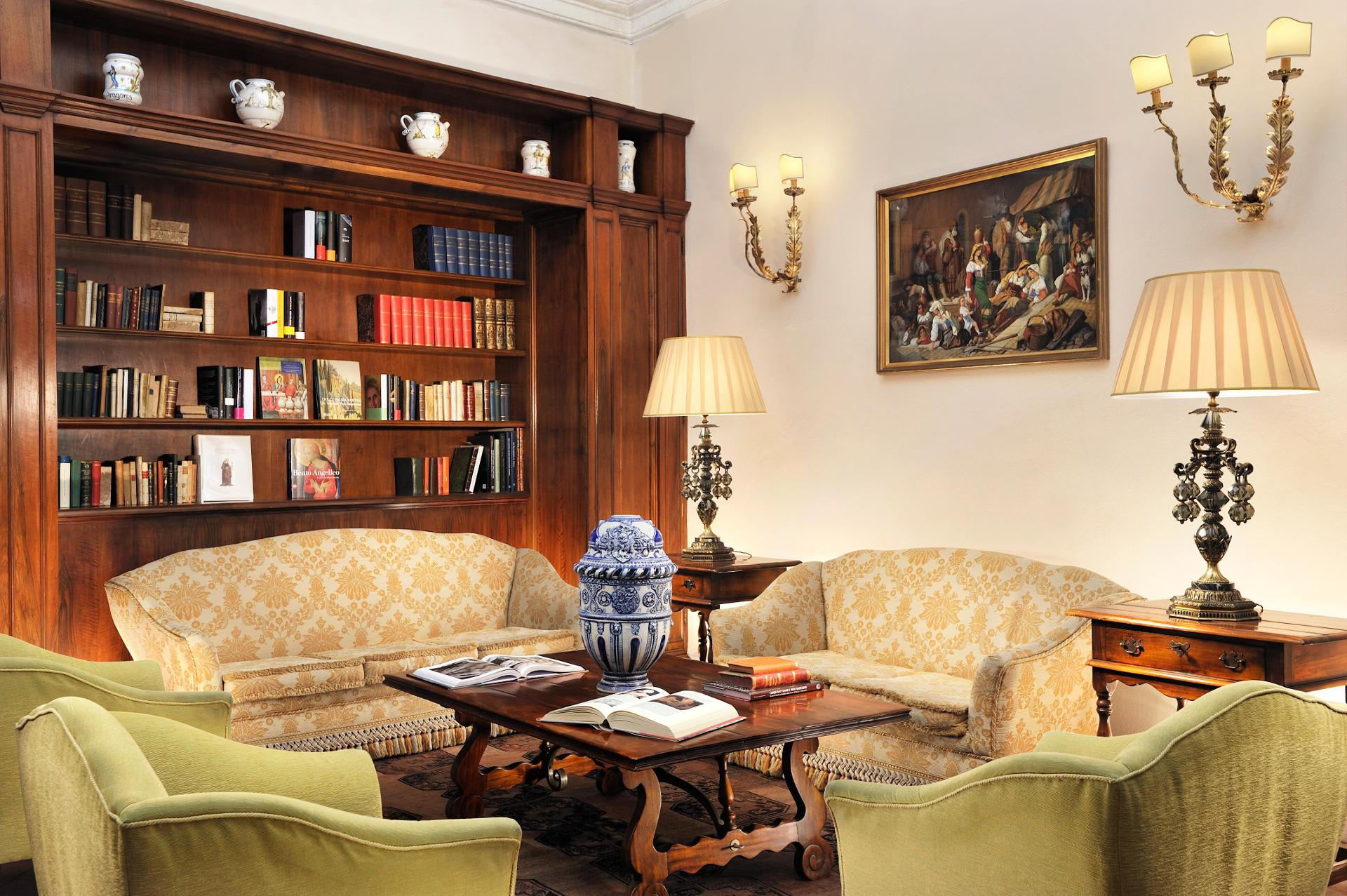 Vista Lobby Grand Hotel Continental Siena – Starhotels Collezione
