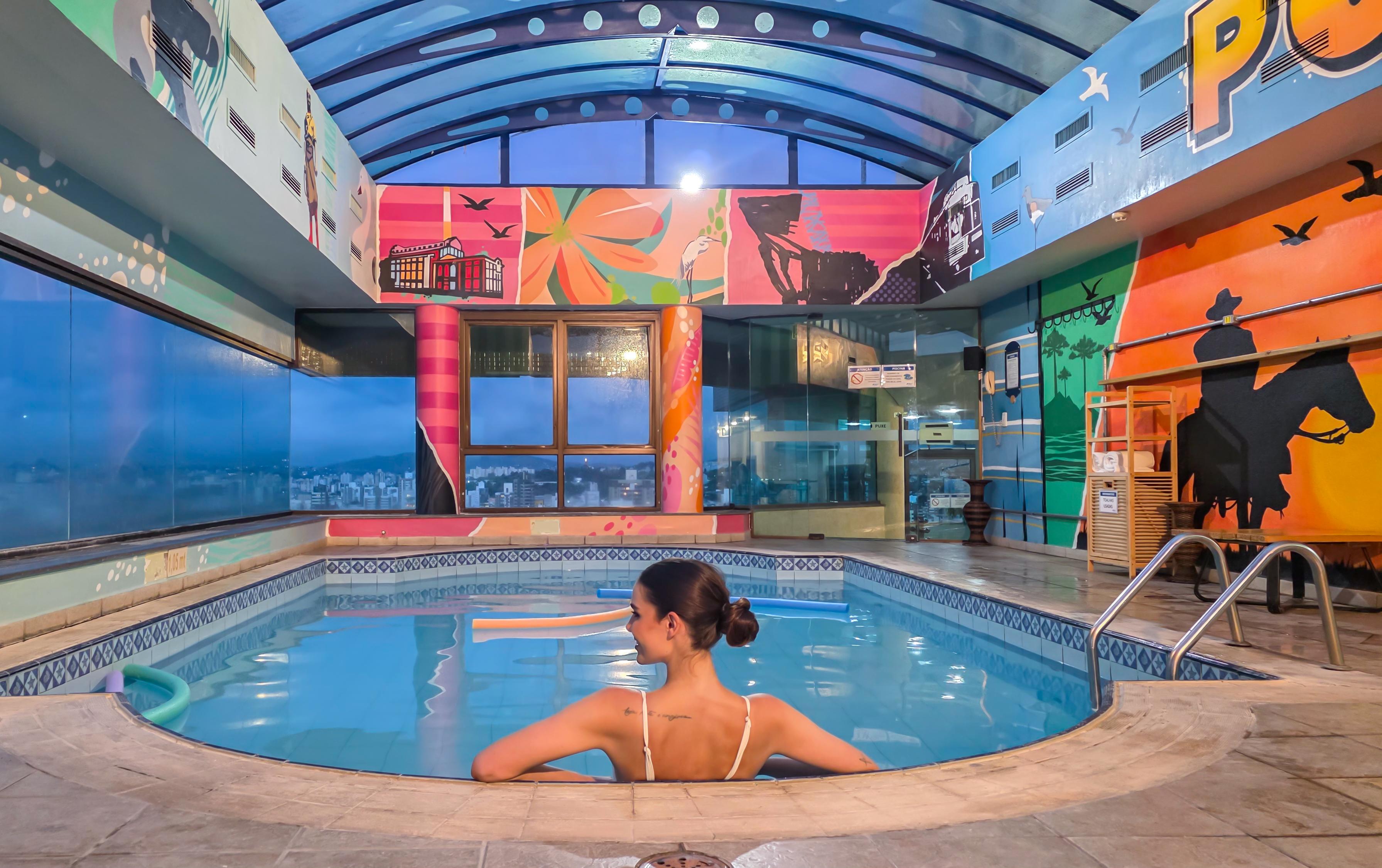 Vista Piscina Blue Tree Towers Millenium Porto Alegre