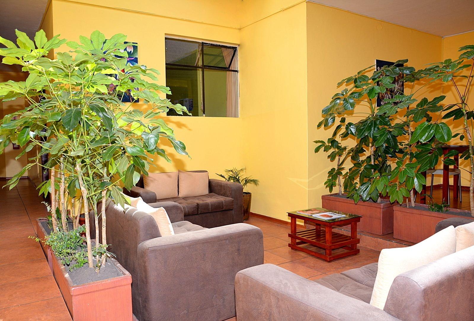 Vista Lobby Hostal Terra 3 Base Aerea