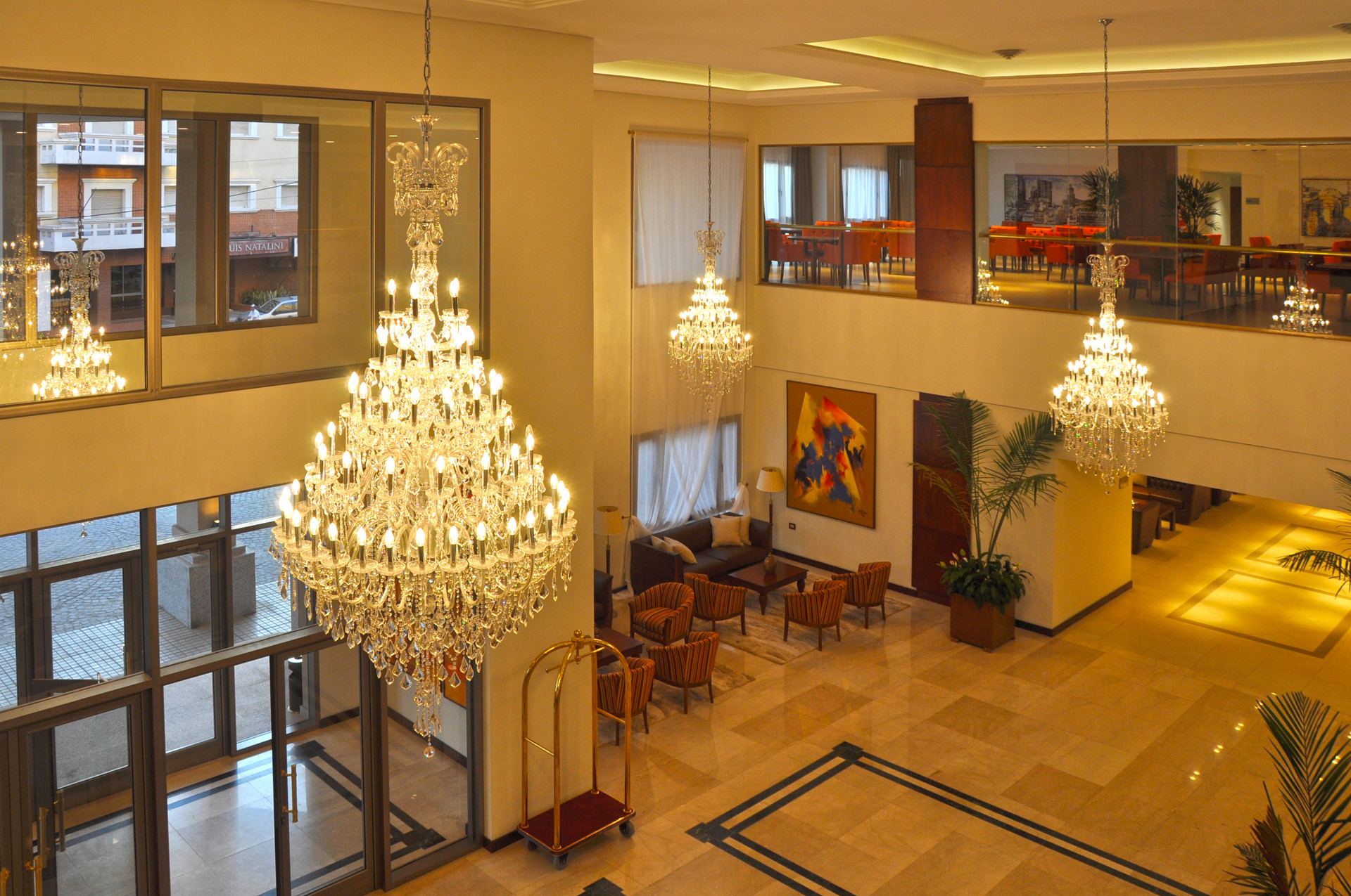 Vista Lobby Amerian Hotel Casino Carlos V