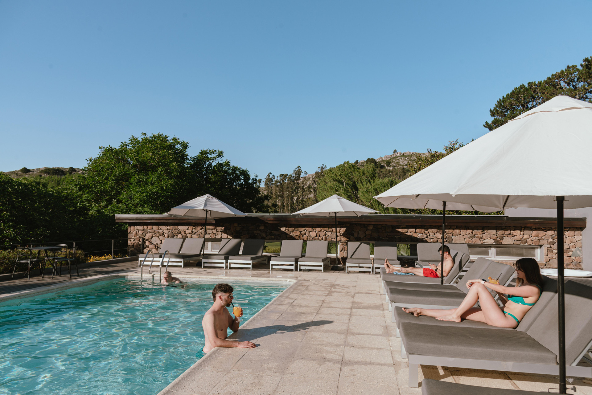 Vista Piscina Hostería & Spa de La Cascada
