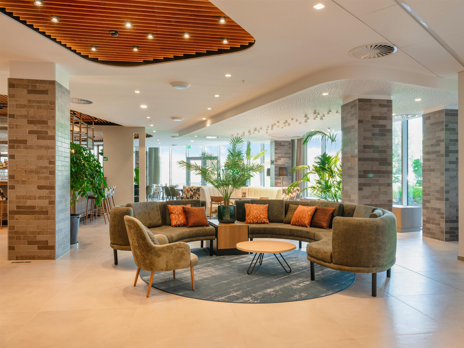 Vista Lobby Hilton Garden Inn Brussels Airport